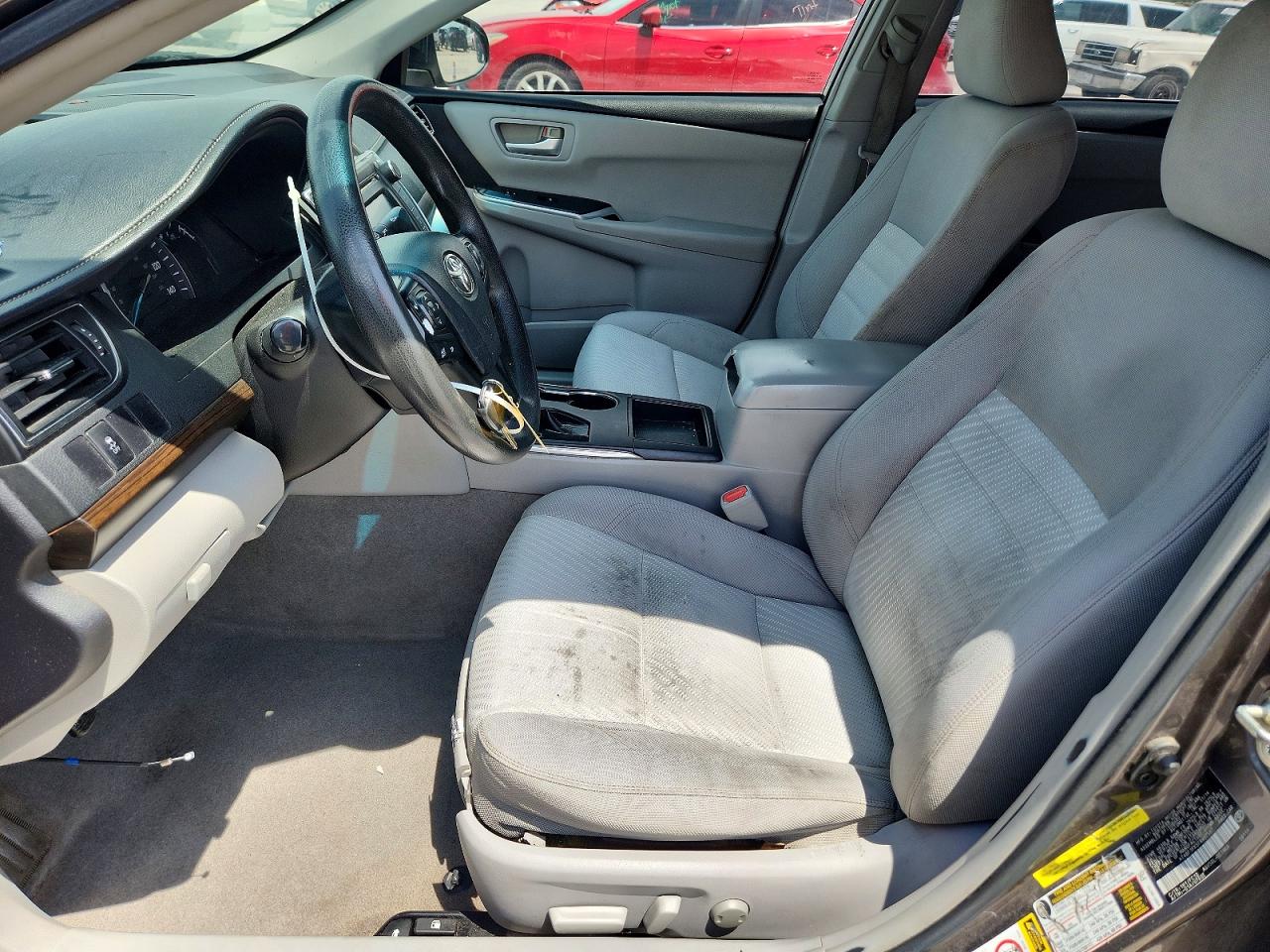 2015 Toyota Camry Le Gray vin: 4T4BF1FK5FR457587