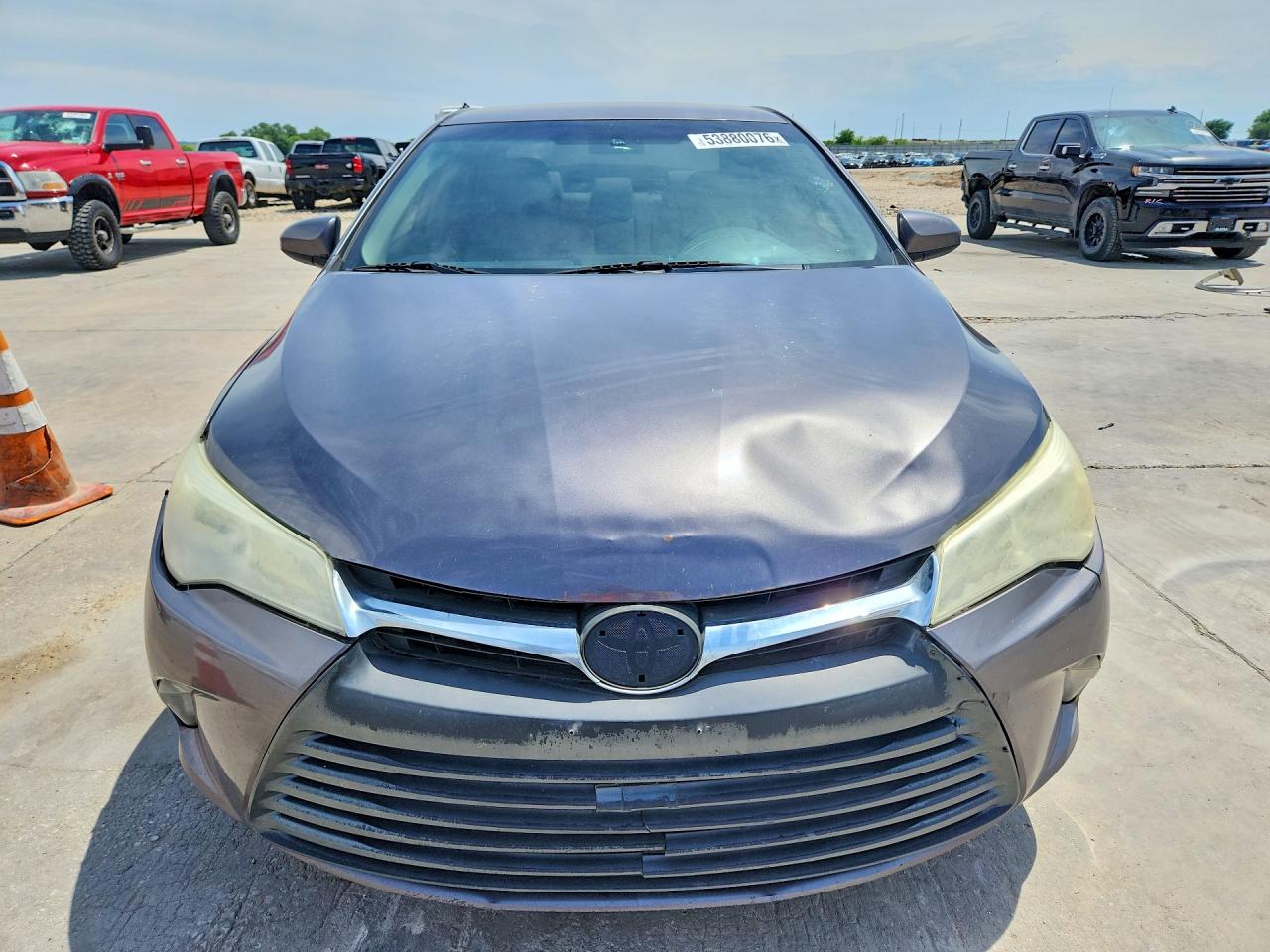 2015 Toyota Camry Le Gray vin: 4T4BF1FK5FR457587