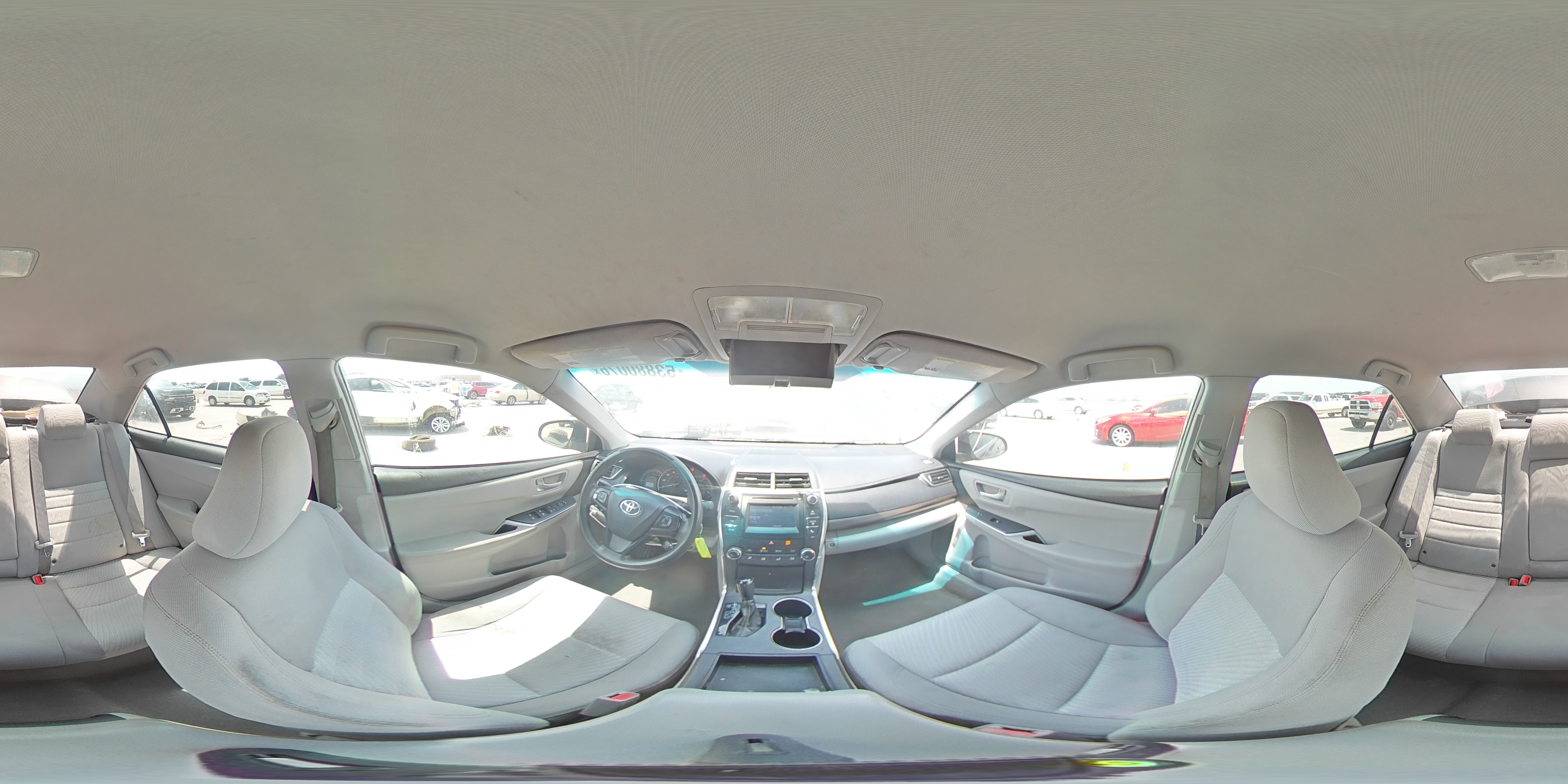 2015 Toyota Camry Le Gray vin: 4T4BF1FK5FR457587