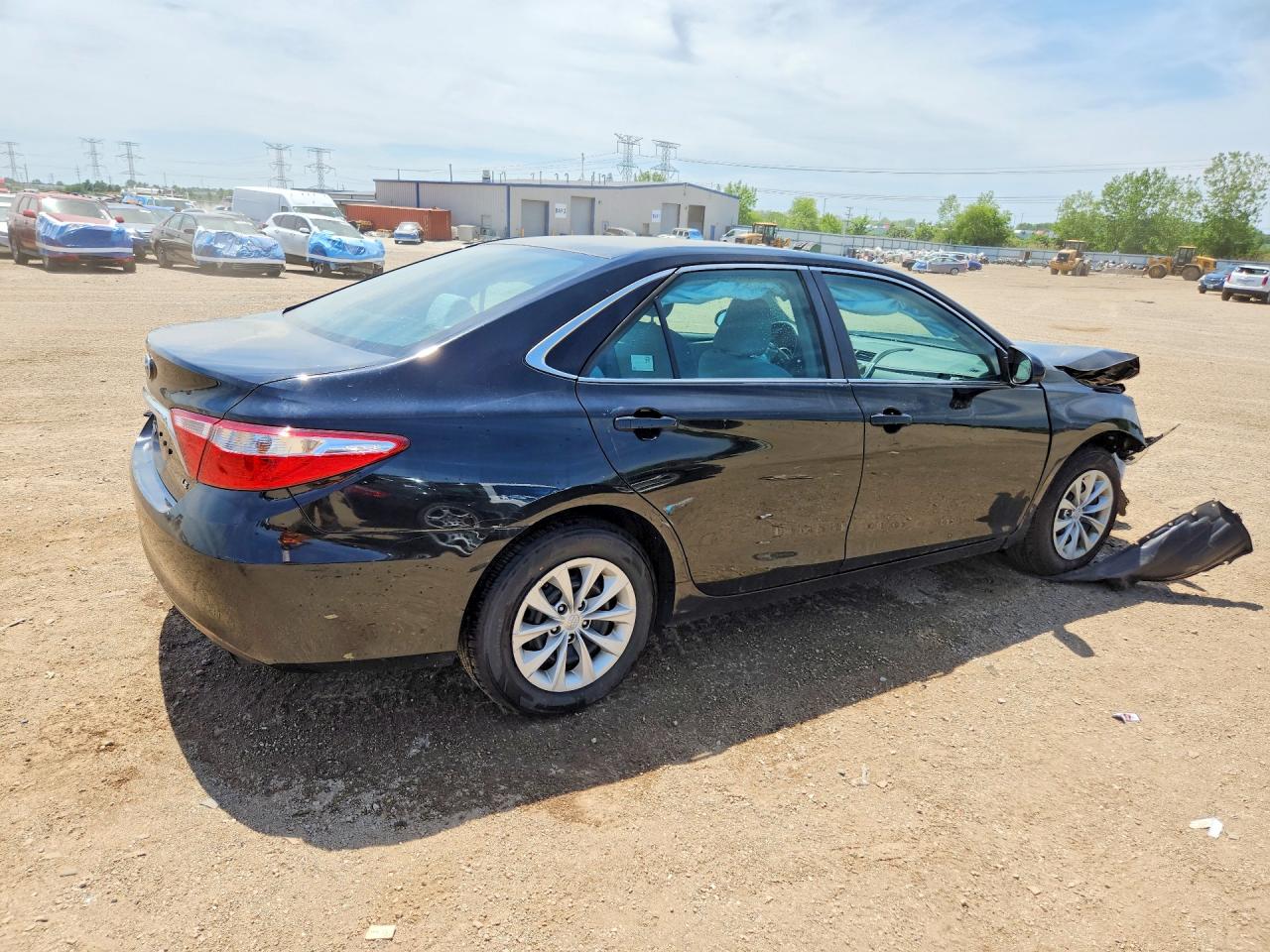 2015 Toyota Camry Le Black vin: 4T4BF1FK5FR468198
