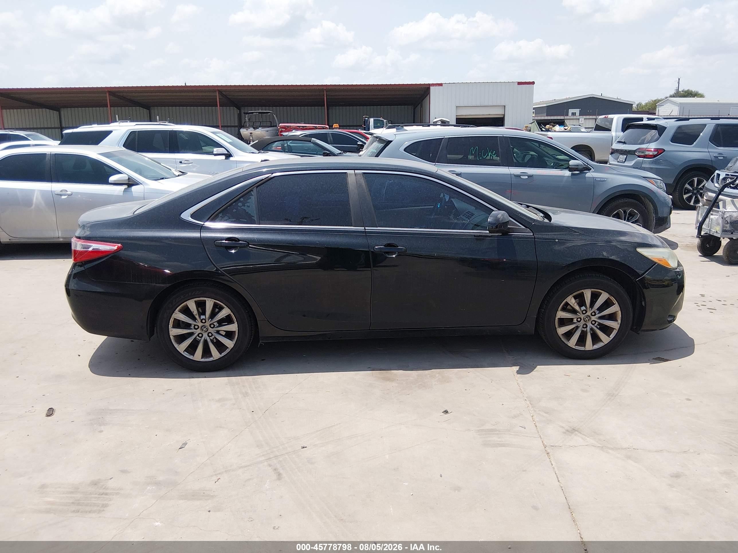 2015 Toyota Camry Xle Black vin: 4T4BF1FK5FR470081