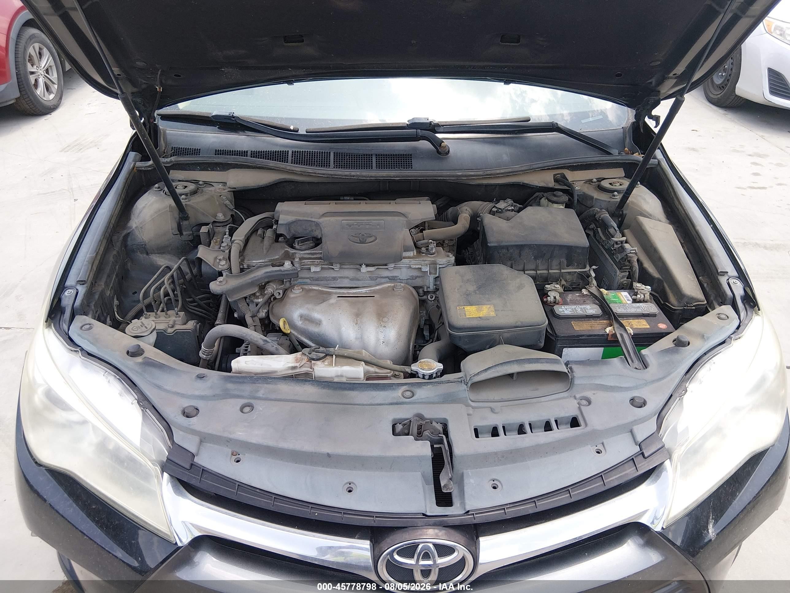 2015 Toyota Camry Xle Black vin: 4T4BF1FK5FR470081