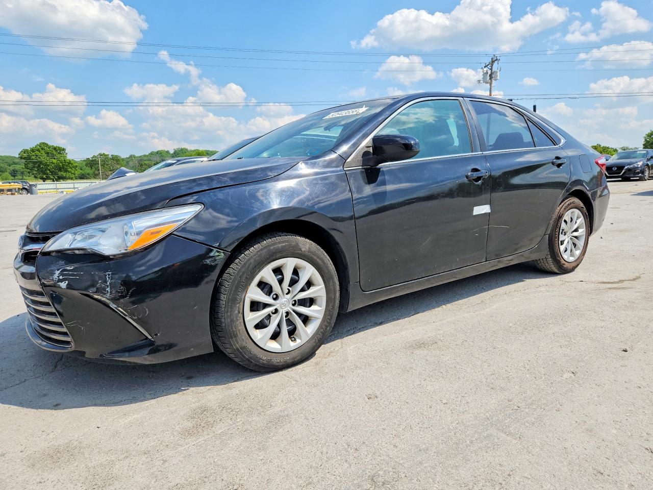 2015 Toyota Camry Le Черный vin: 4T4BF1FK5FR471201