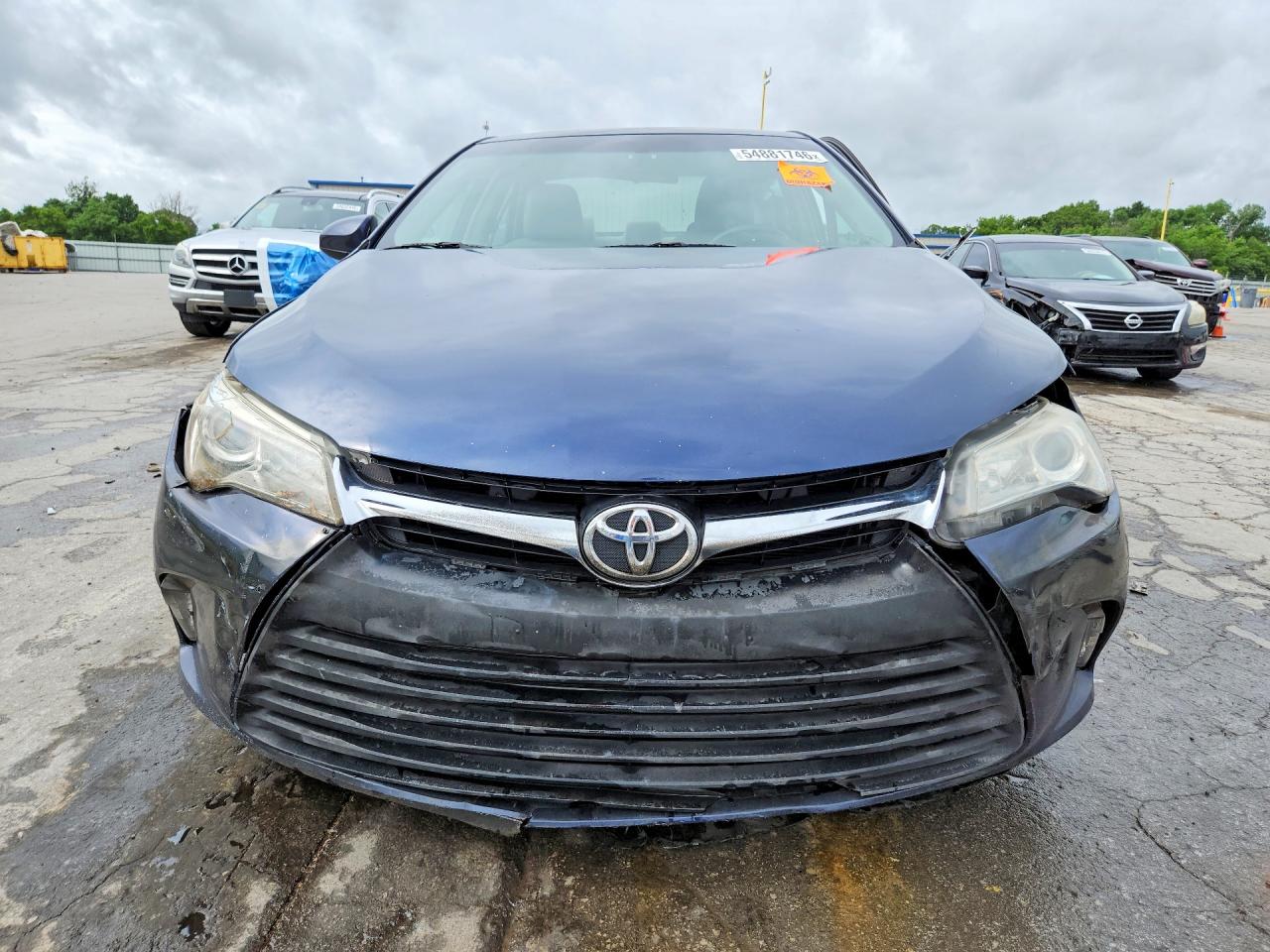2015 Toyota Camry Le Blue vin: 4T4BF1FK5FR483719