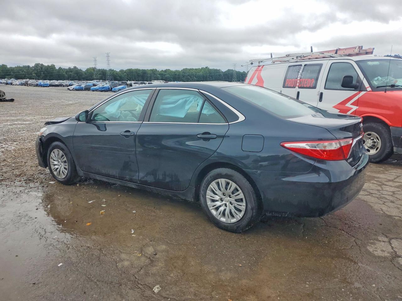 2015 Toyota Camry Le Gray vin: 4T4BF1FK5FR484398