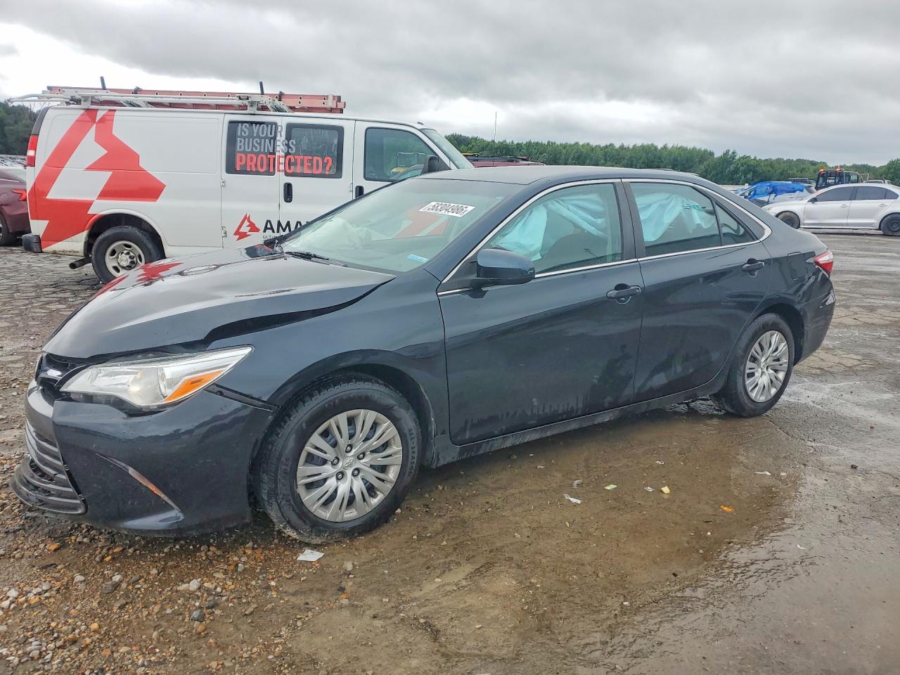 2015 Toyota Camry Le Gray vin: 4T4BF1FK5FR484398