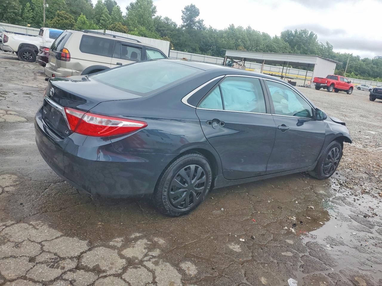 2015 Toyota Camry Le Gray vin: 4T4BF1FK5FR484398