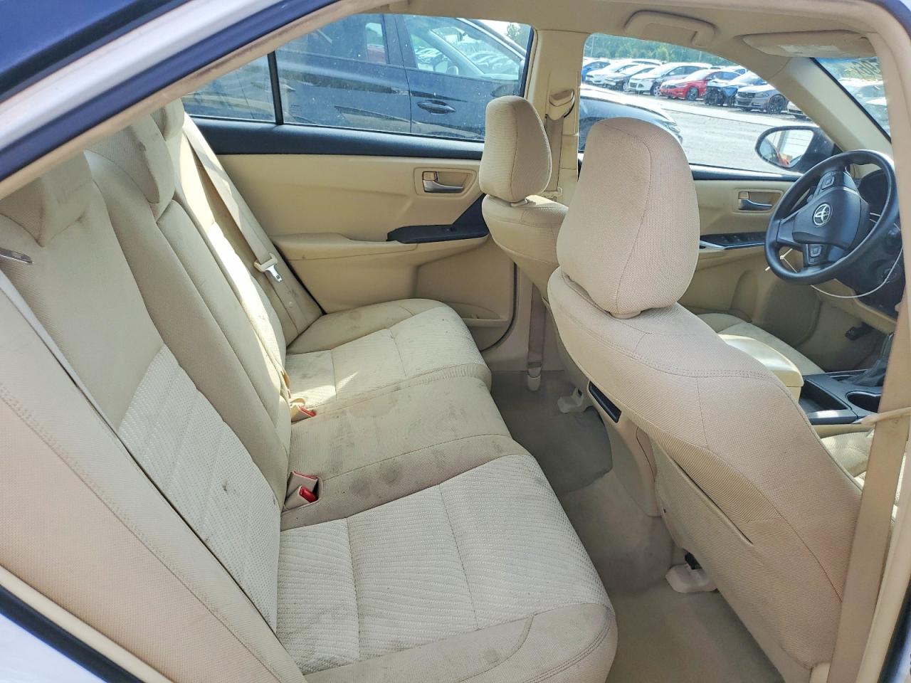 2015 Toyota Camry Le White vin: 4T4BF1FK5FR507548
