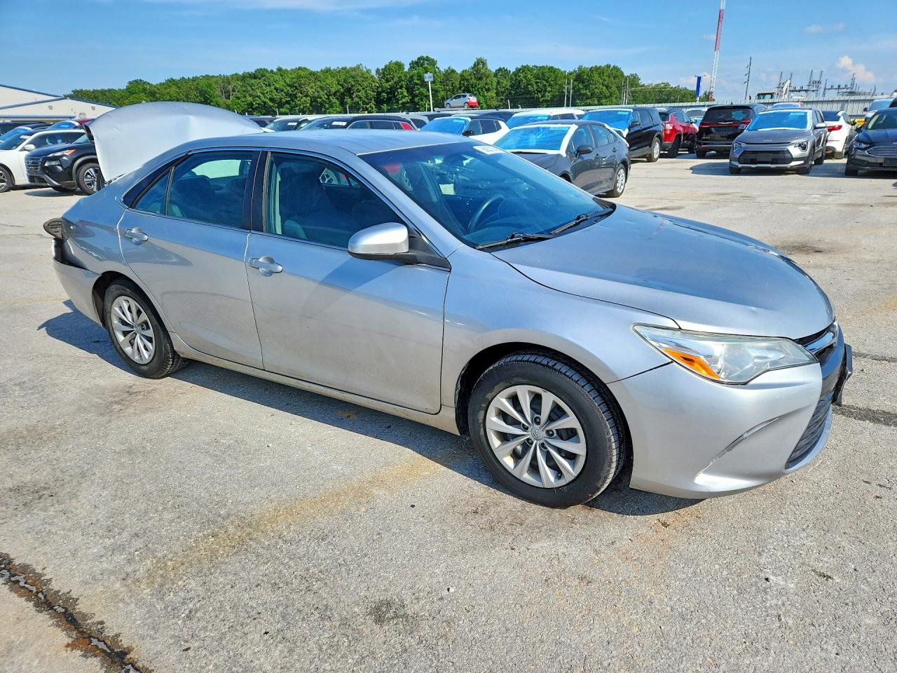 2015 Toyota Camry Le Silver vin: 4T4BF1FK5FR514130