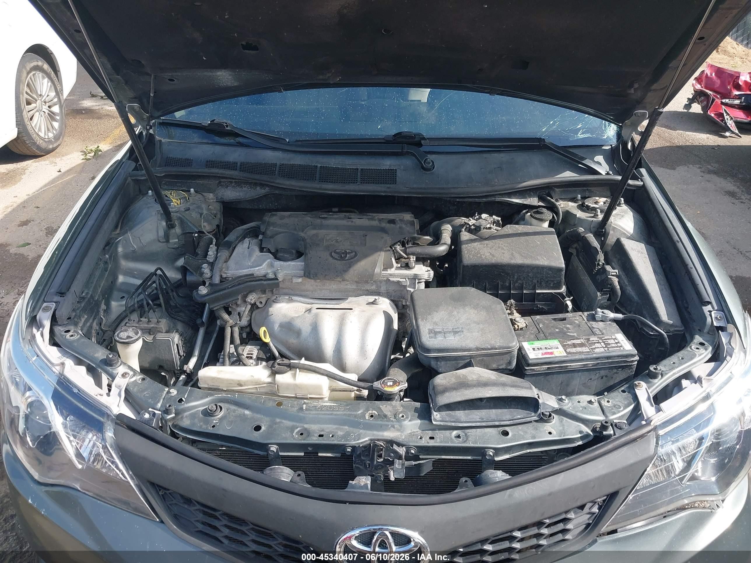 2012 Toyota Camry Le Green vin: 4T4BF1FK6CR161649
