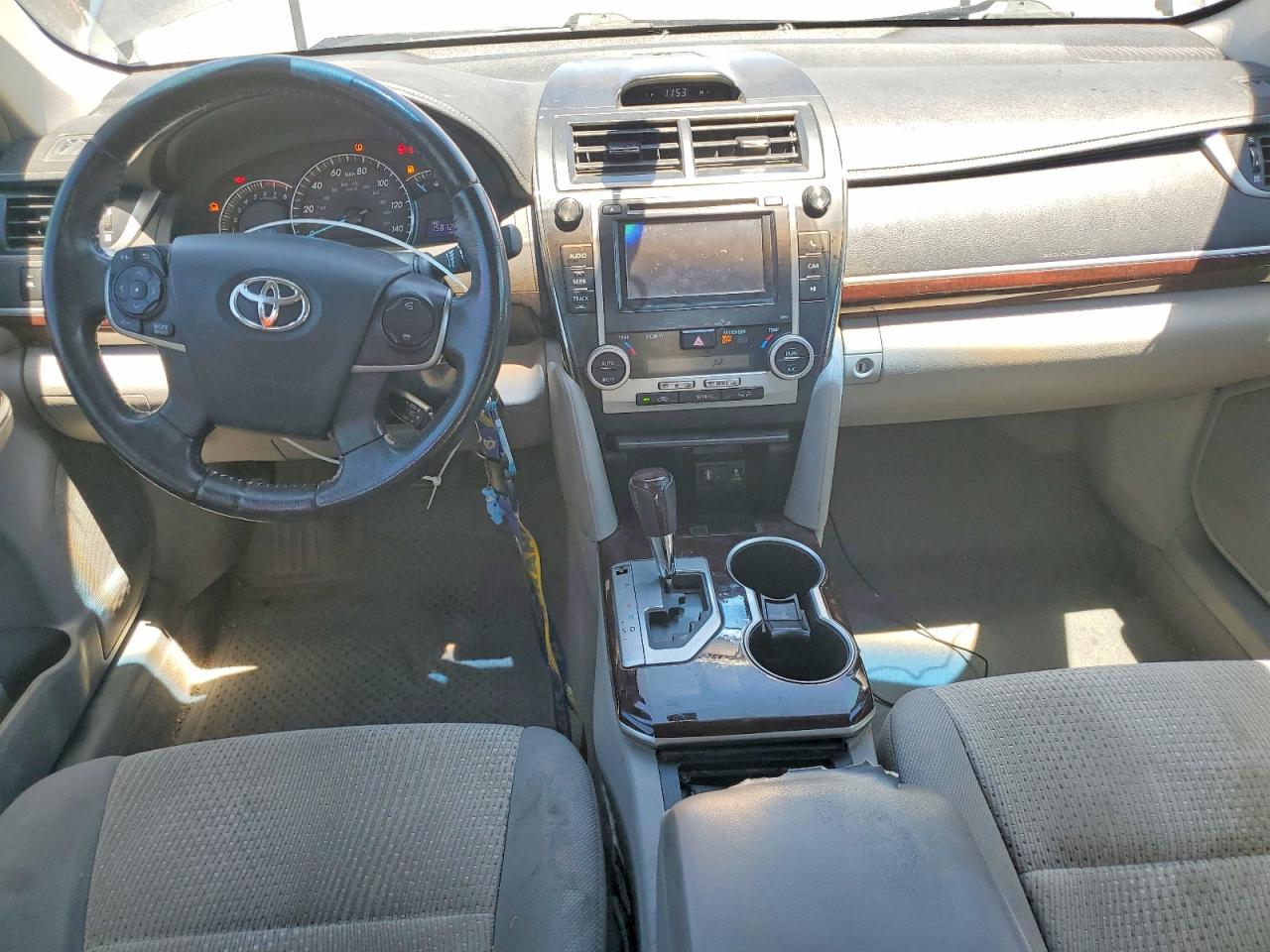 2012 Toyota Camry Xle Gray vin: 4T4BF1FK6CR169749