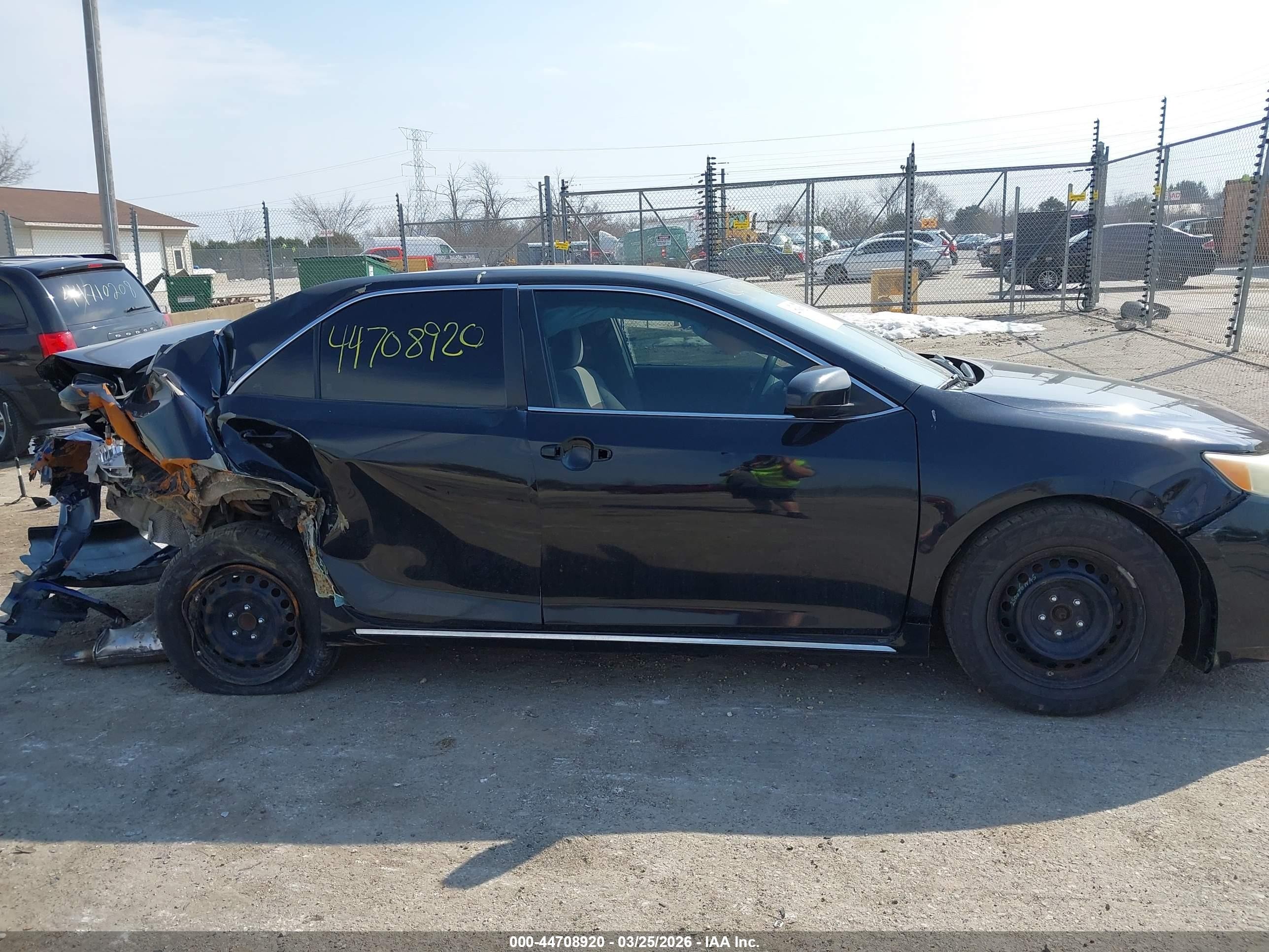 2012 Toyota Camry Le Black vin: 4T4BF1FK6CR171422