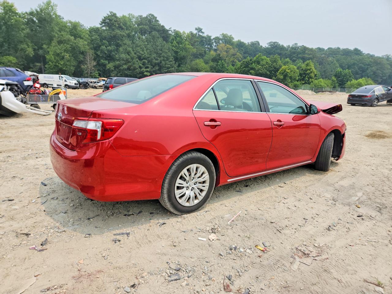 2012 Toyota Camry Le Красный vin: 4T4BF1FK6CR188995