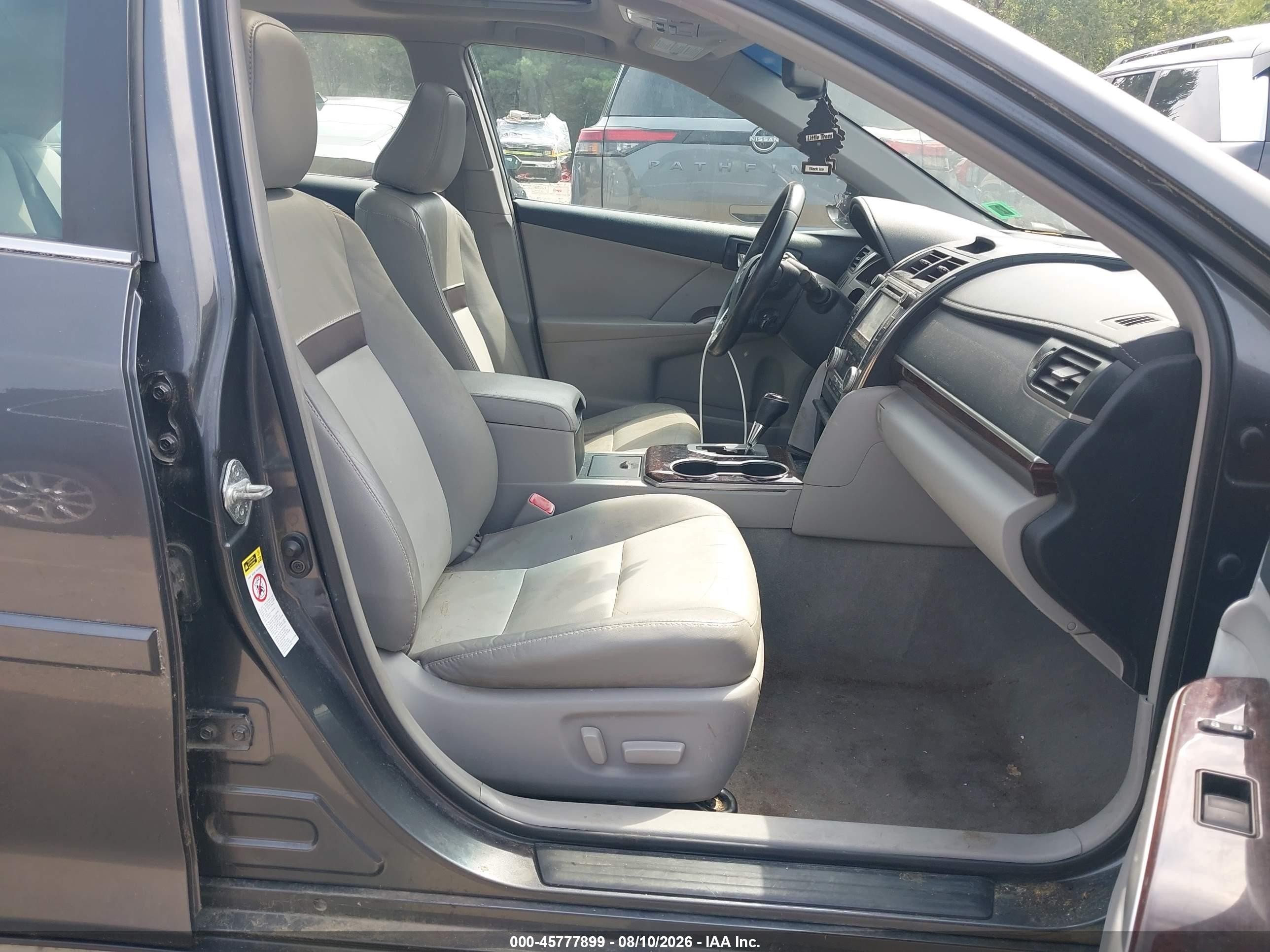 2012 Toyota Camry Xle Gray vin: 4T4BF1FK6CR220229
