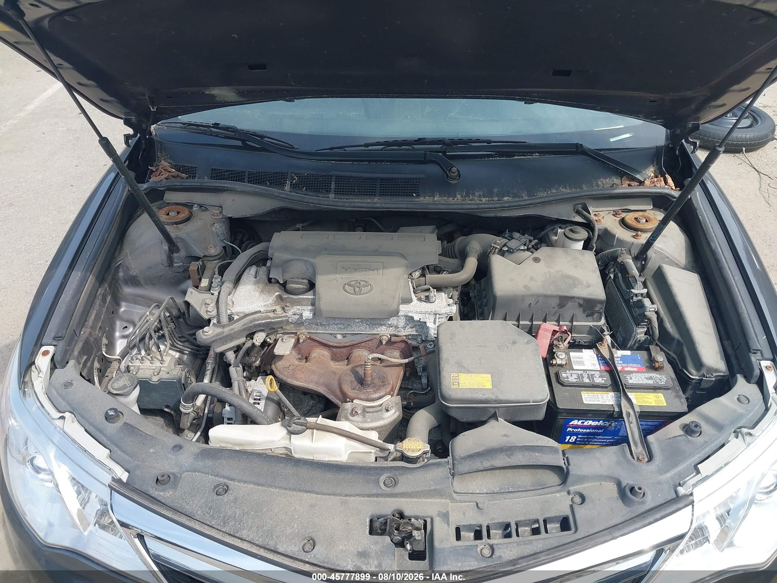 2012 Toyota Camry Xle Gray vin: 4T4BF1FK6CR220229