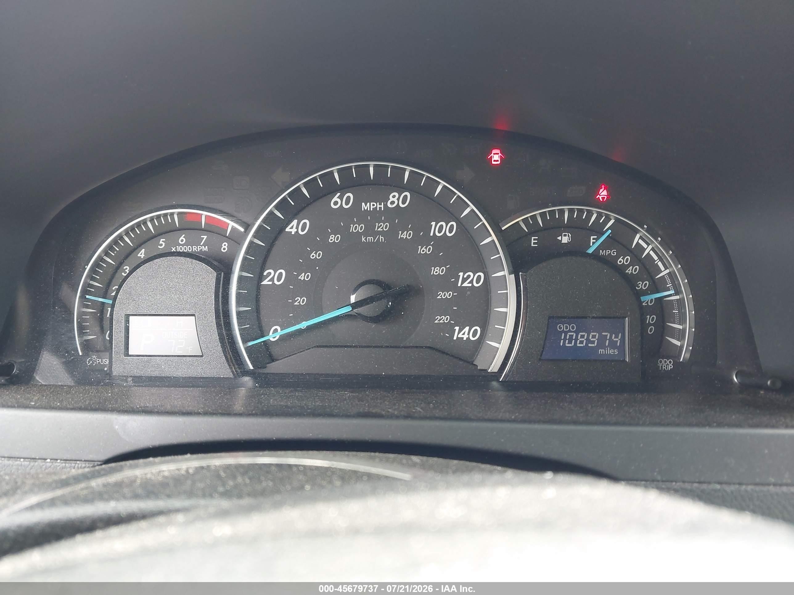 2012 Toyota Camry Xle Silver vin: 4T4BF1FK6CR220800