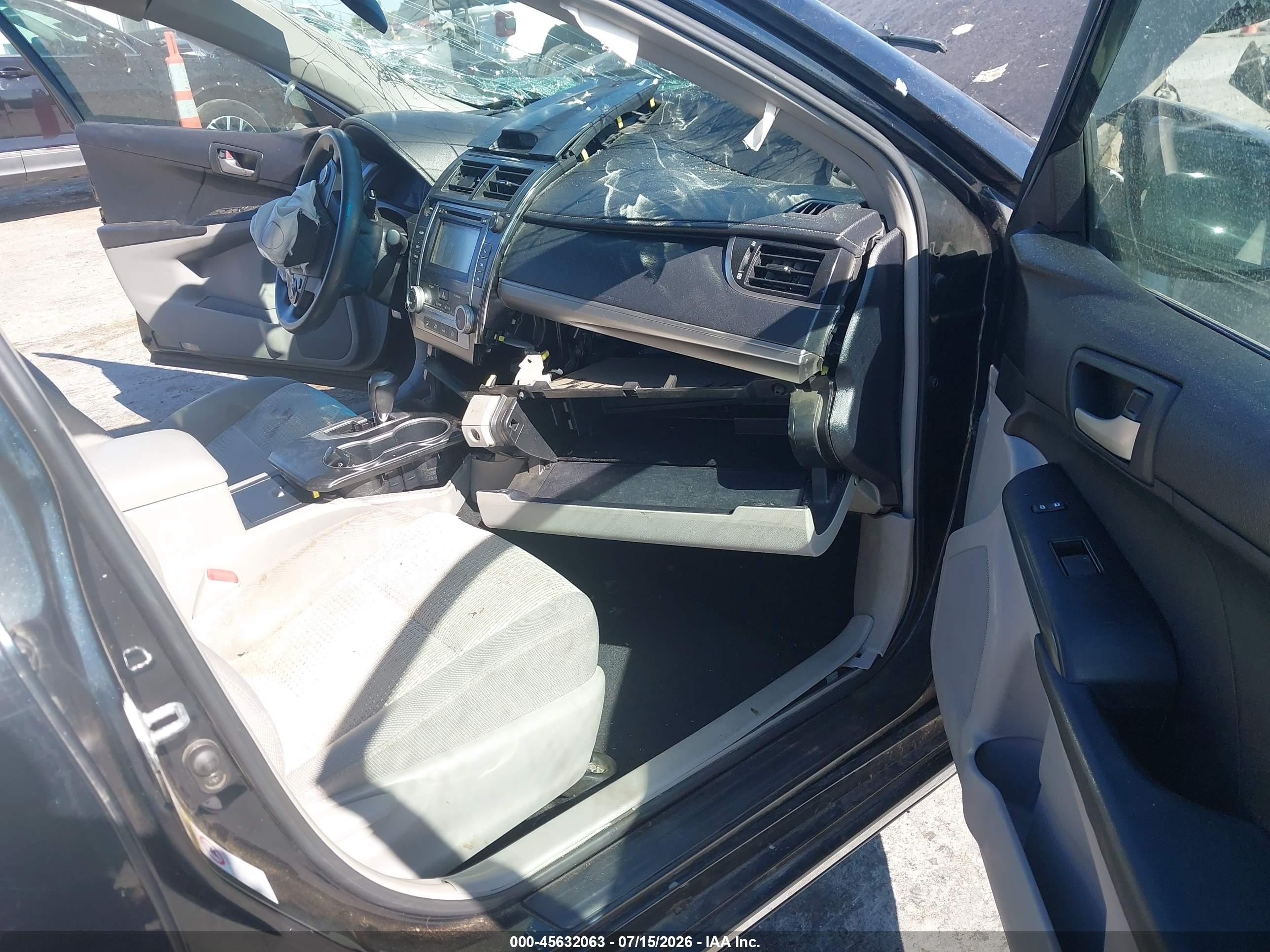 2012 Toyota Camry Le Black vin: 4T4BF1FK6CR250749