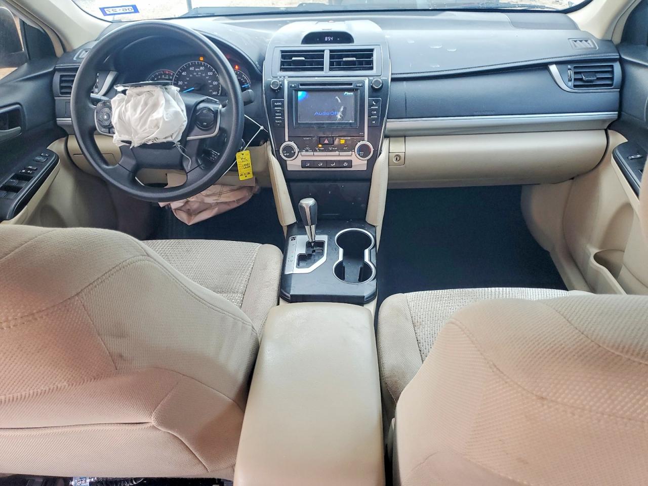 2013 Toyota Camry Le White vin: 4T4BF1FK6DR309512