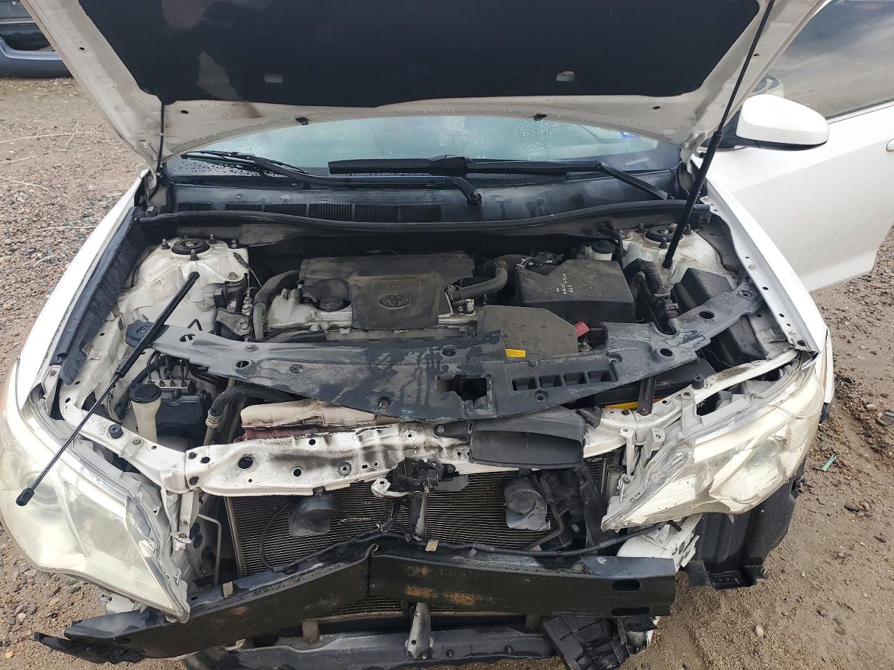 2013 Toyota Camry Le White vin: 4T4BF1FK6DR309512