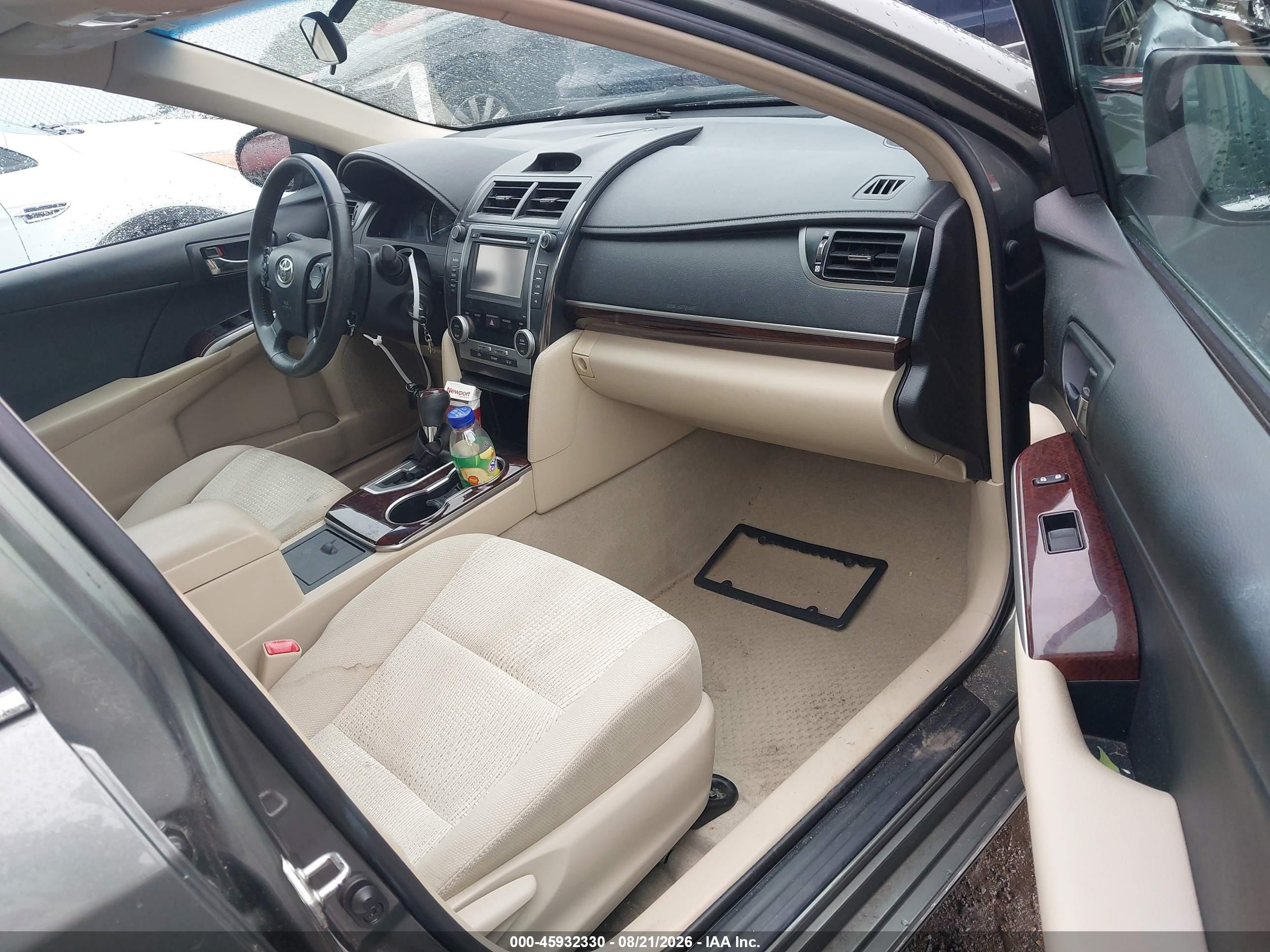 2013 Toyota Camry Xle Green vin: 4T4BF1FK6DR331493