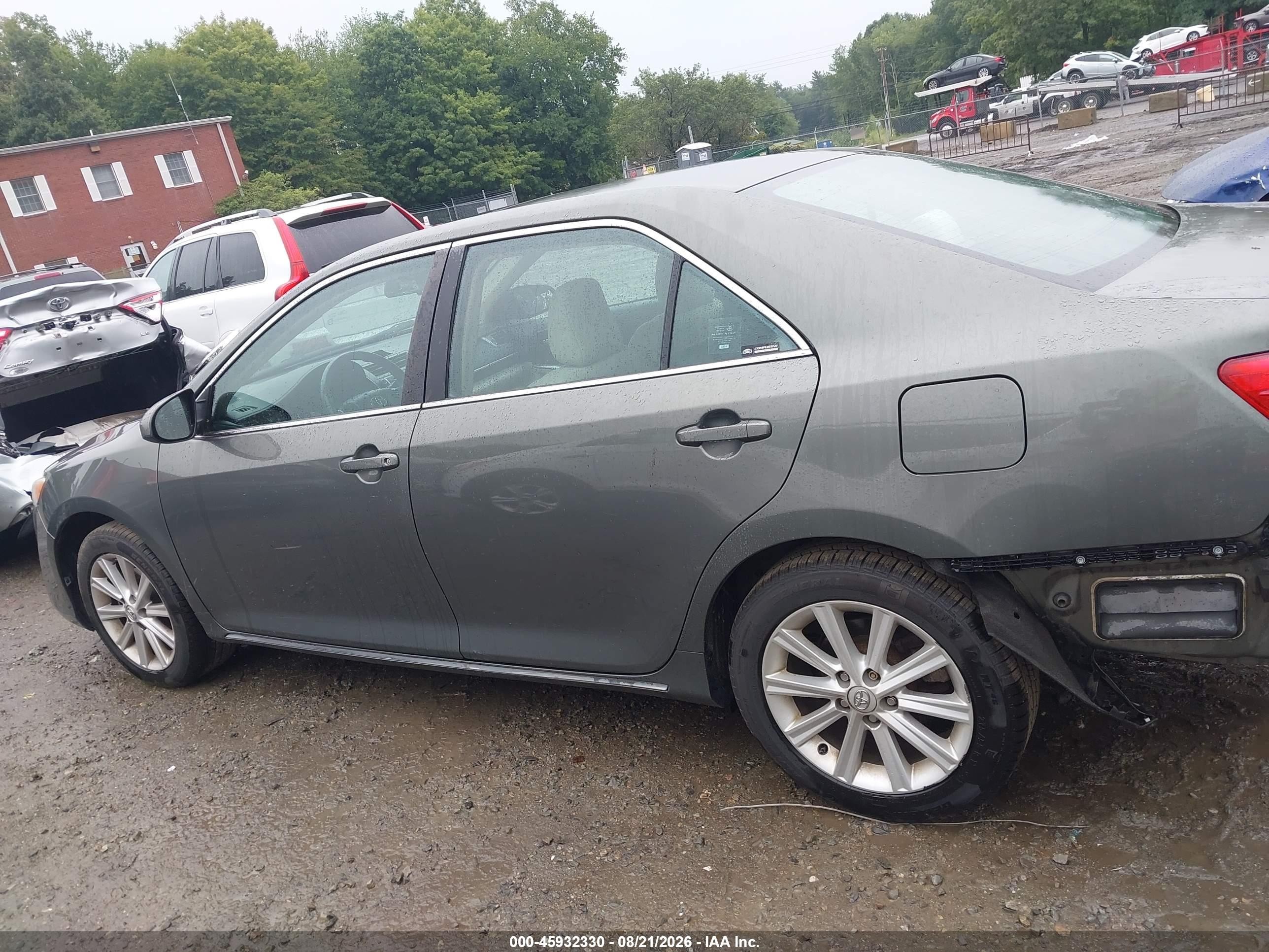 2013 Toyota Camry Xle Green vin: 4T4BF1FK6DR331493