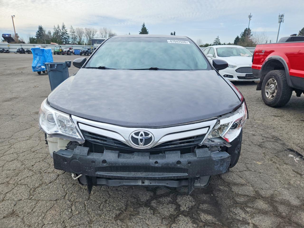 2013 Toyota Camry Le Gray vin: 4T4BF1FK6DR333986