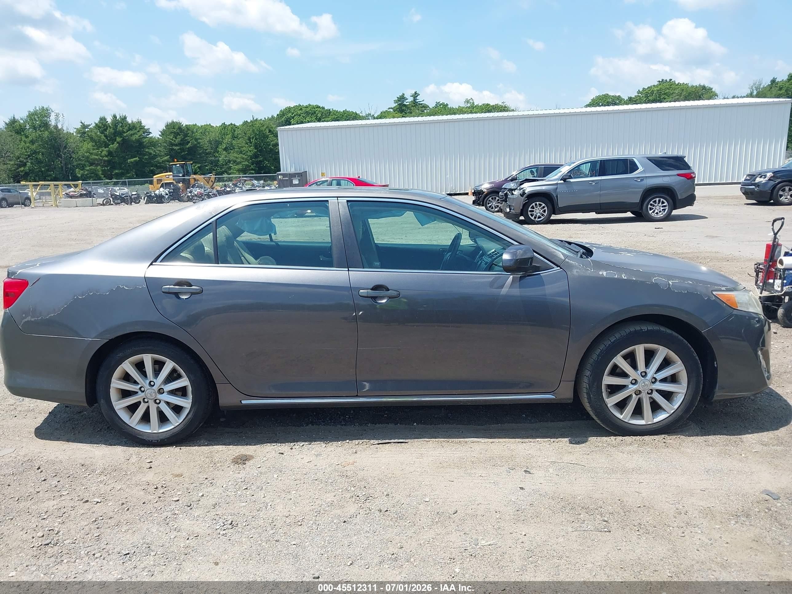 2013 Toyota Camry Xle Серый vin: 4T4BF1FK6DR336144