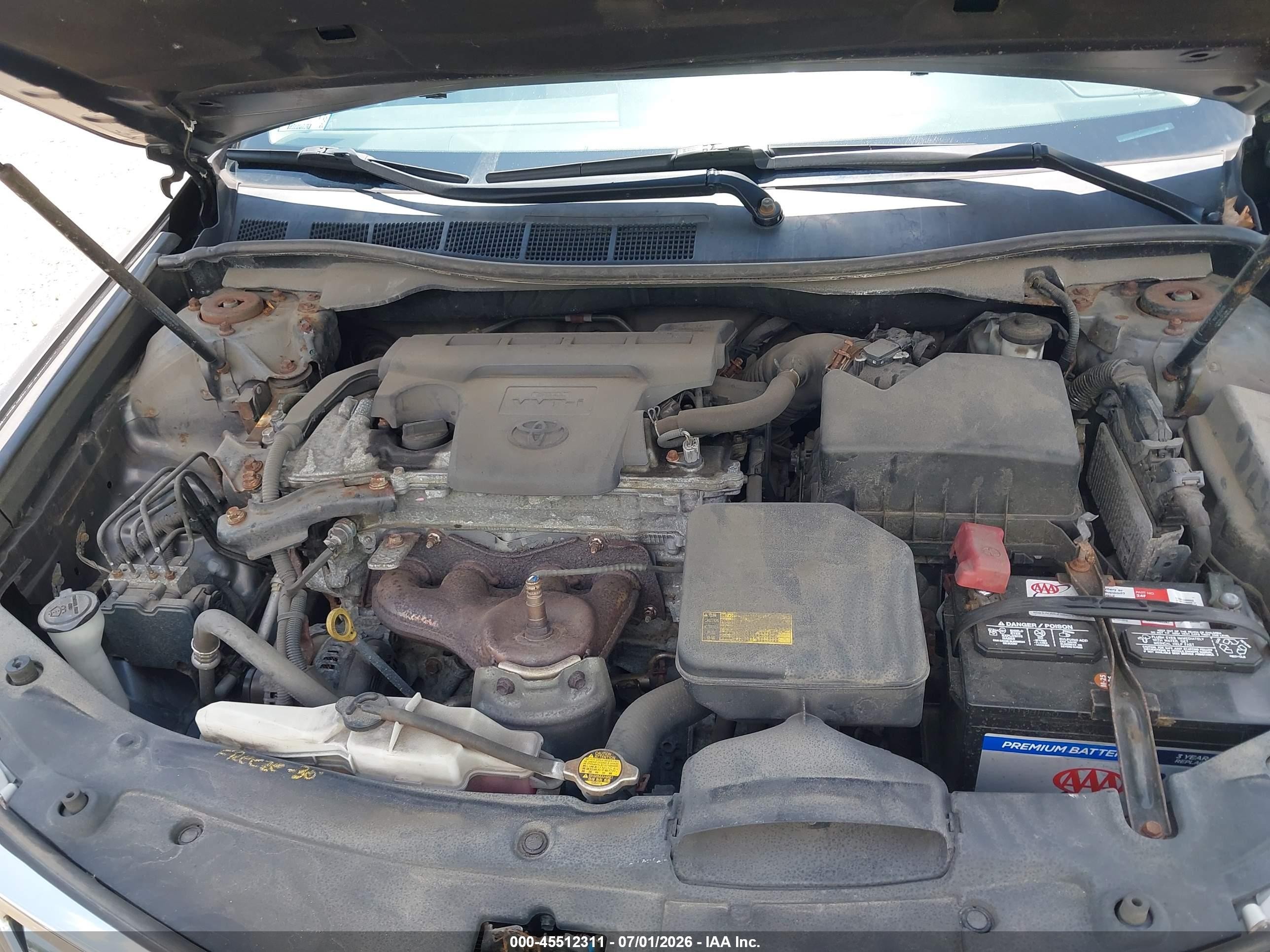 2013 Toyota Camry Xle Серый vin: 4T4BF1FK6DR336144