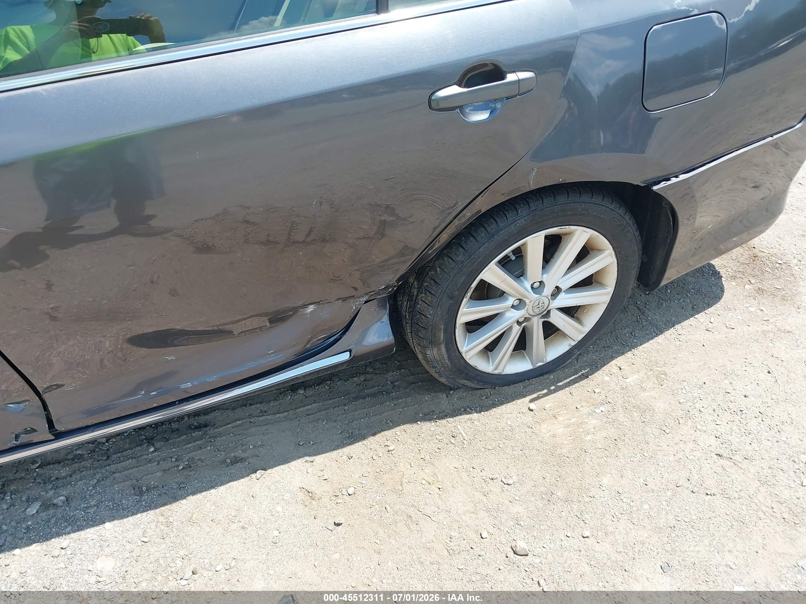 2013 Toyota Camry Xle Серый vin: 4T4BF1FK6DR336144