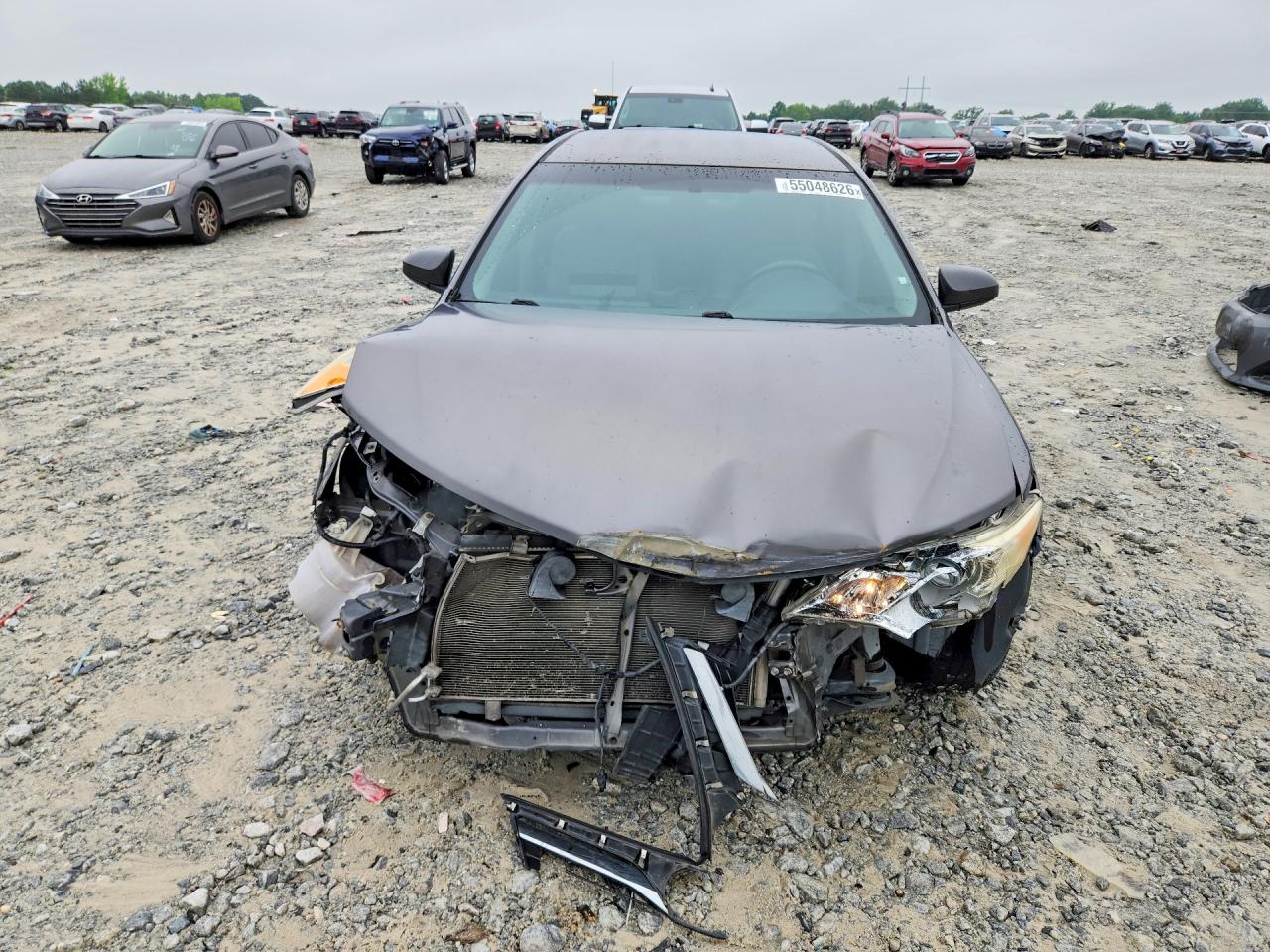 2014 Toyota Camry Le Gray vin: 4T4BF1FK6ER339563