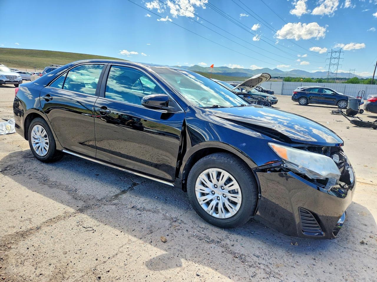 2014 Toyota Camry Le Black vin: 4T4BF1FK6ER345377