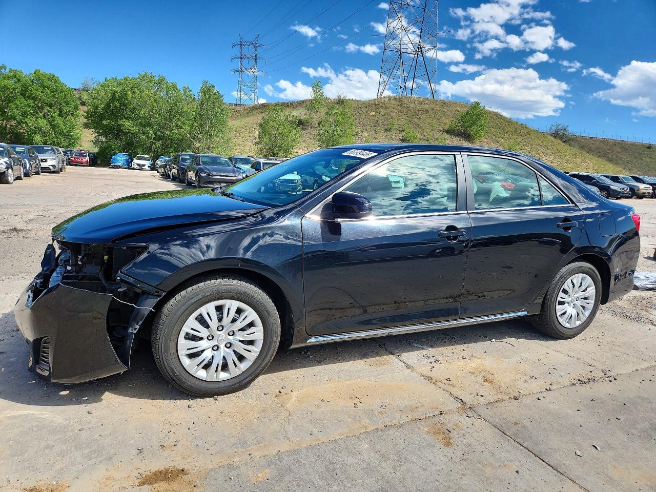 2014 Toyota Camry Le Black vin: 4T4BF1FK6ER345377