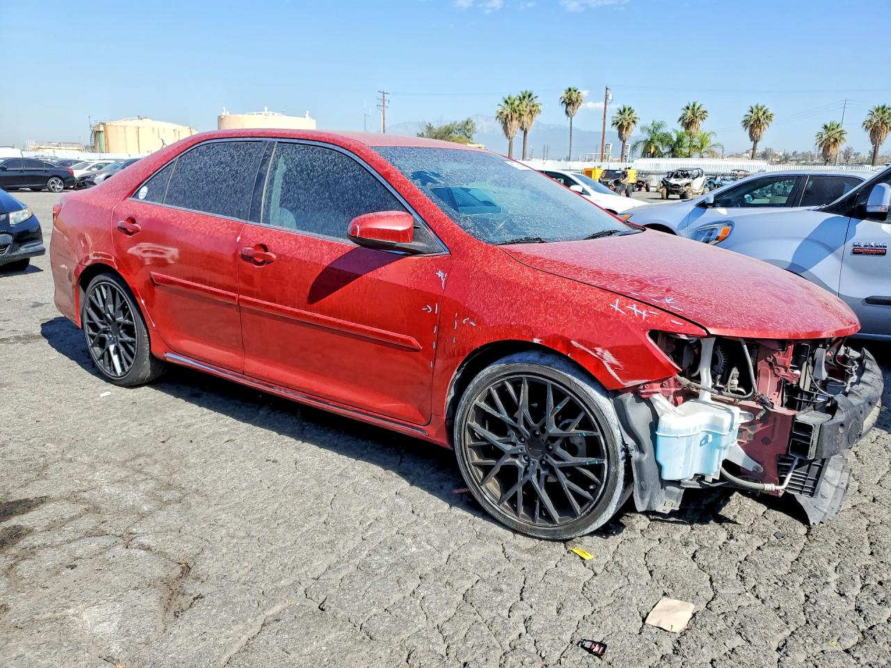 2014 Toyota Camry Le Red vin: 4T4BF1FK6ER395664