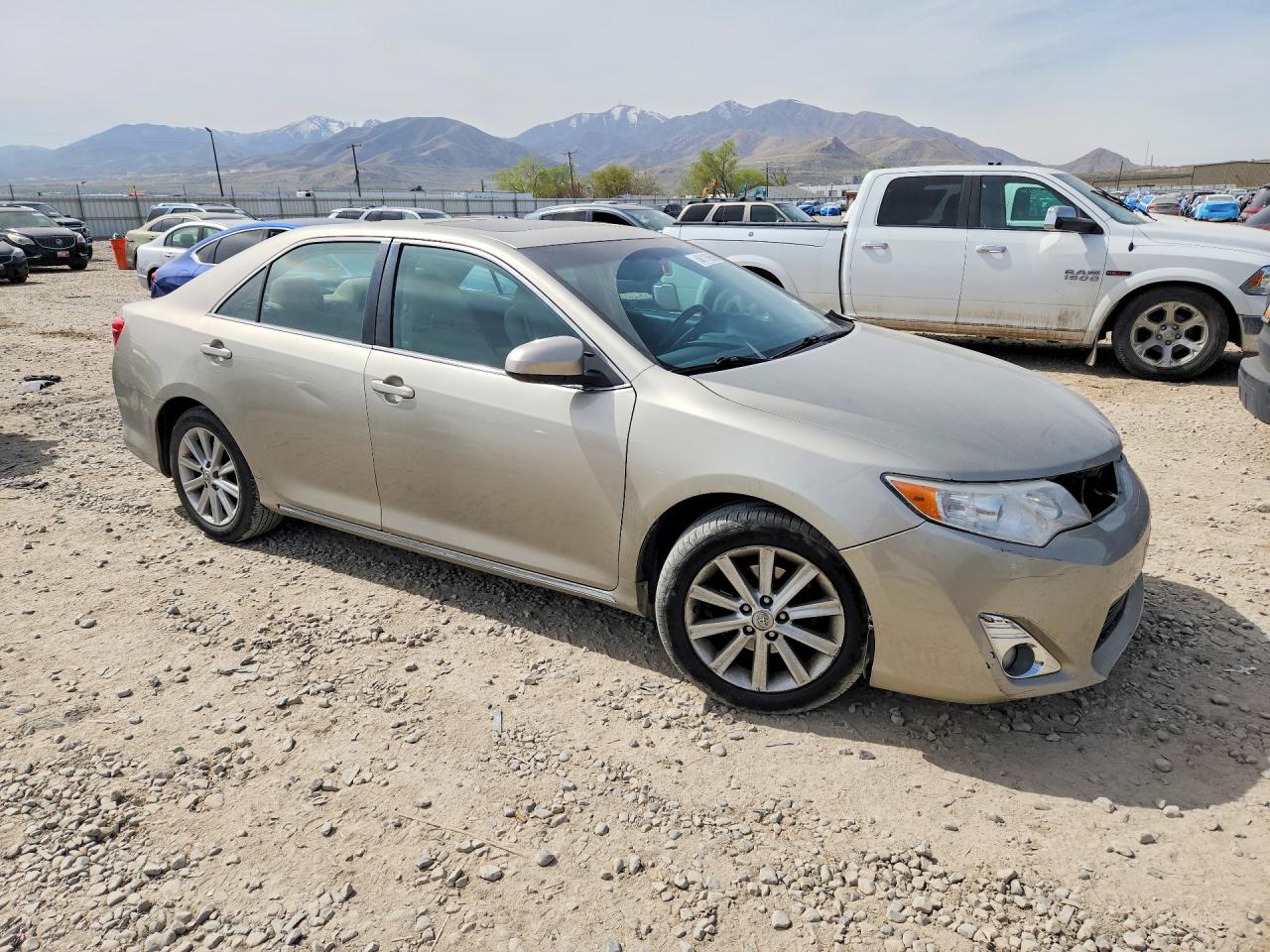 2014 Toyota Camry Xle Желто-коричневый vin: 4T4BF1FK6ER430168