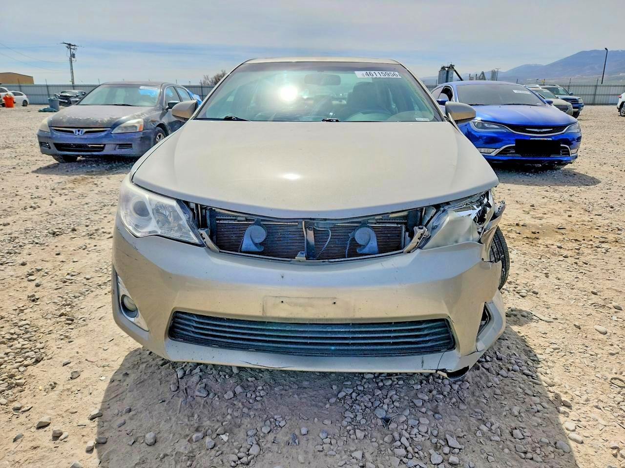 2014 Toyota Camry Xle Желто-коричневый vin: 4T4BF1FK6ER430168