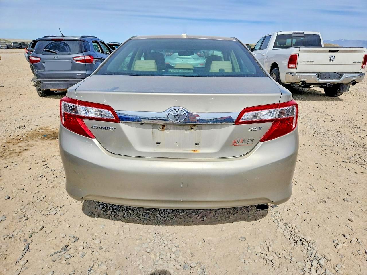 2014 Toyota Camry Xle Желто-коричневый vin: 4T4BF1FK6ER430168