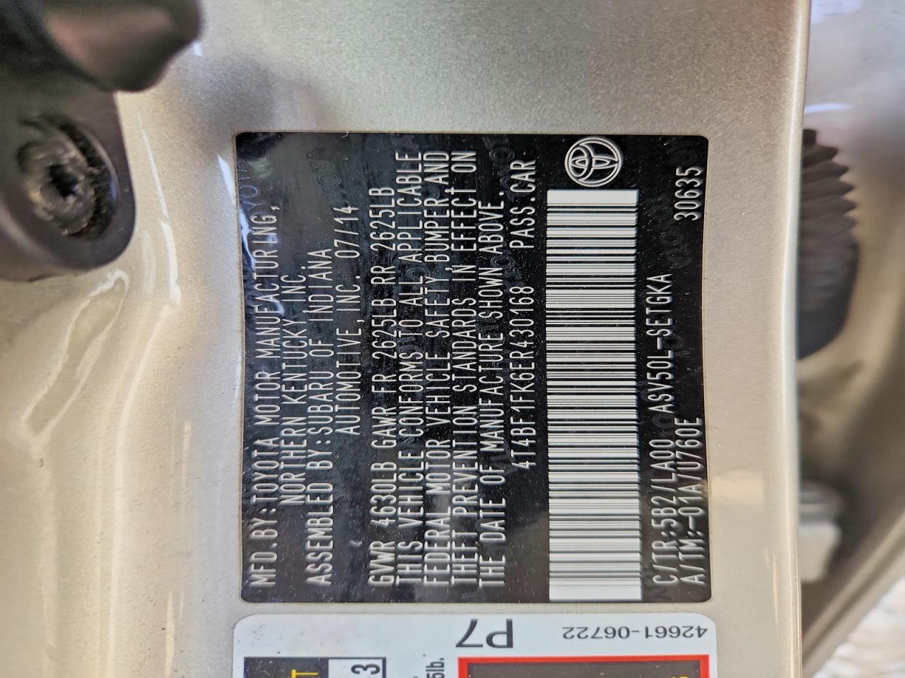 2014 Toyota Camry Xle Желто-коричневый vin: 4T4BF1FK6ER430168