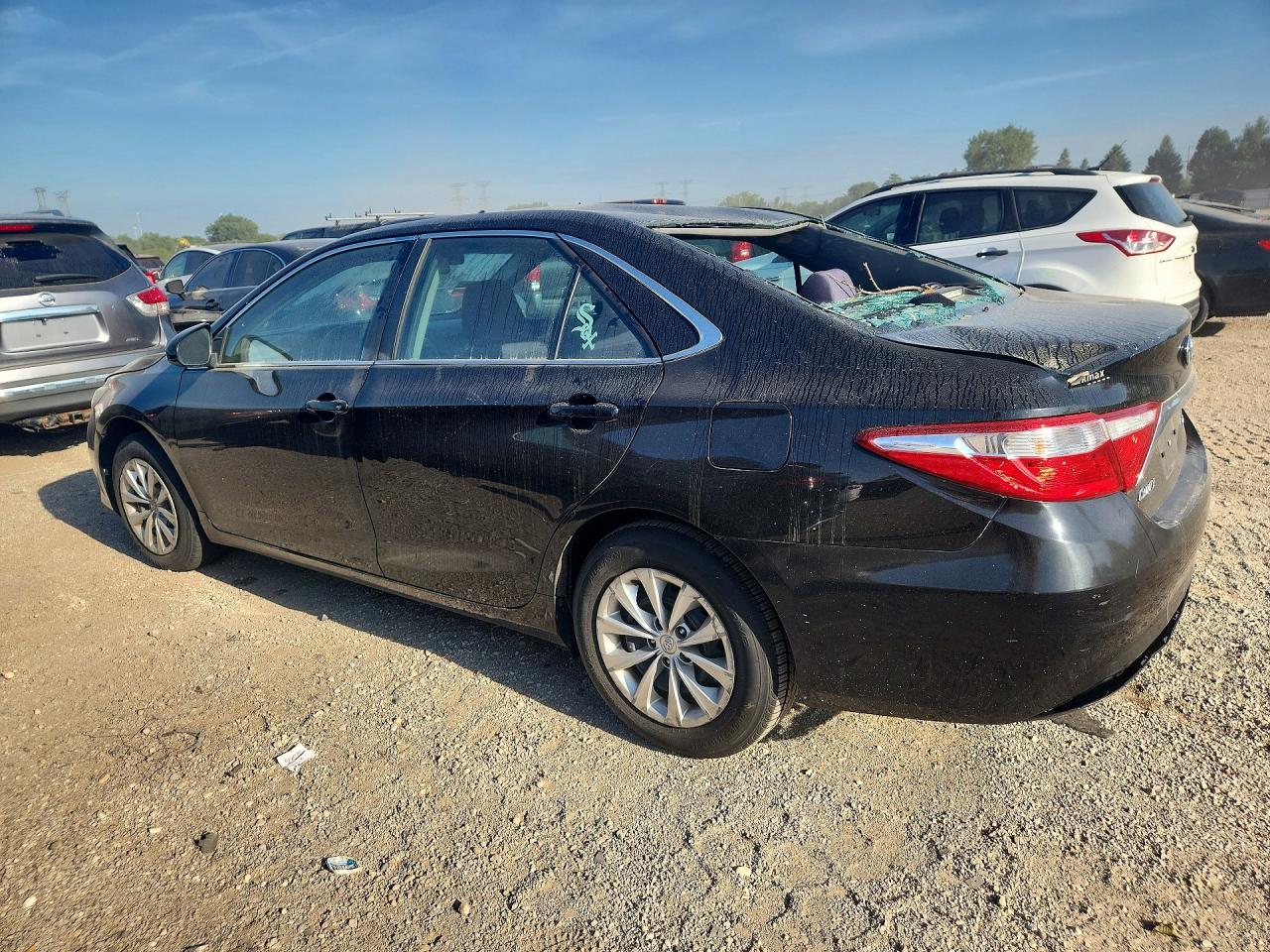 2015 Toyota Camry Le Black vin: 4T4BF1FK6FR460482