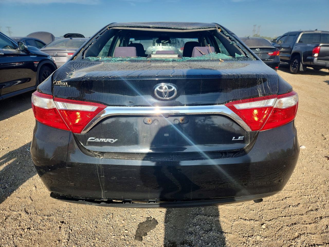2015 Toyota Camry Le Black vin: 4T4BF1FK6FR460482