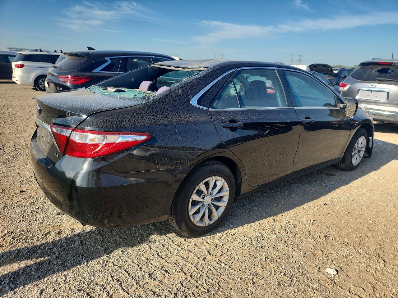 2015 Toyota Camry Le Black vin: 4T4BF1FK6FR460482