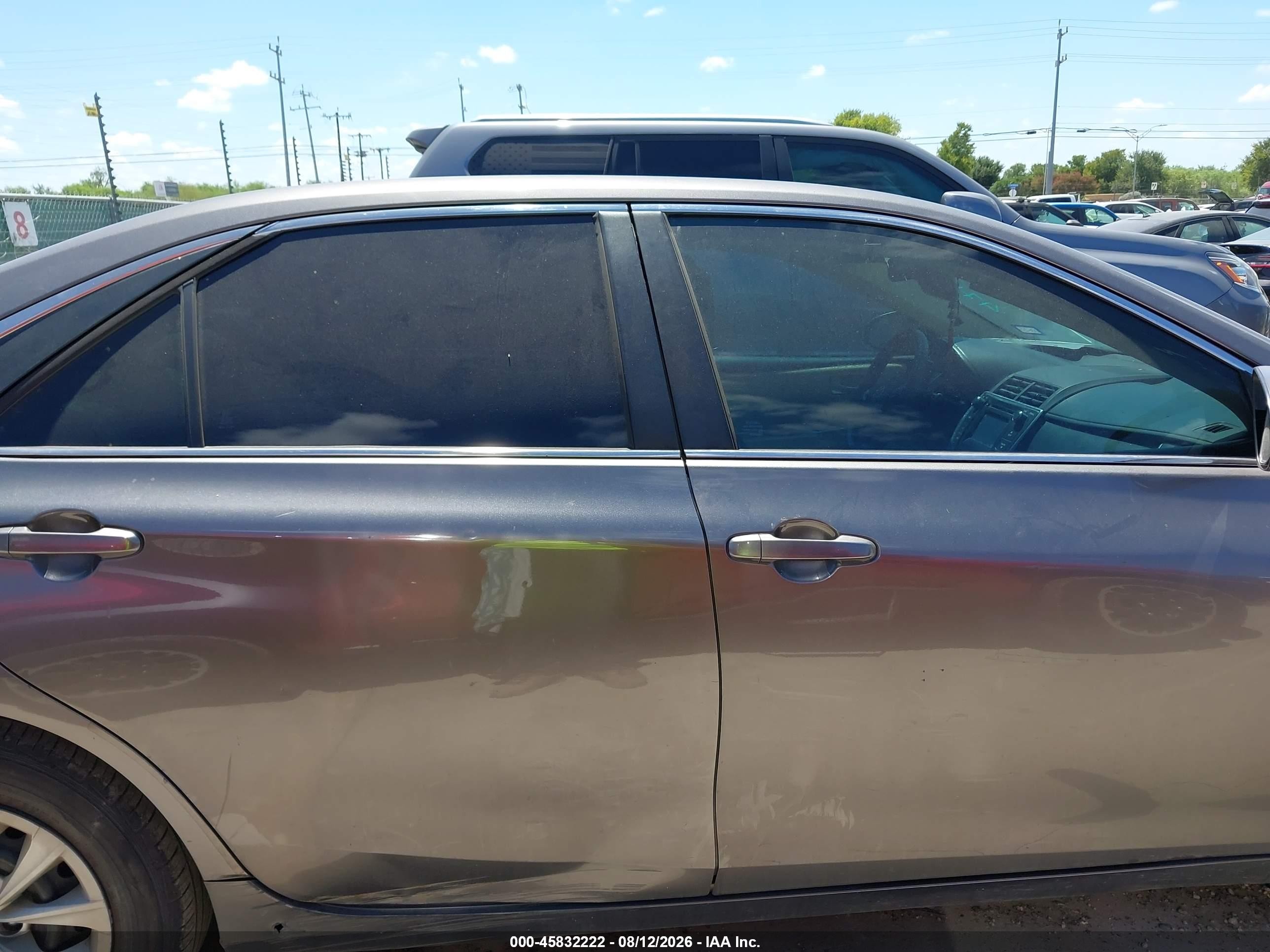2015 Toyota Camry Le Gray vin: 4T4BF1FK6FR471269