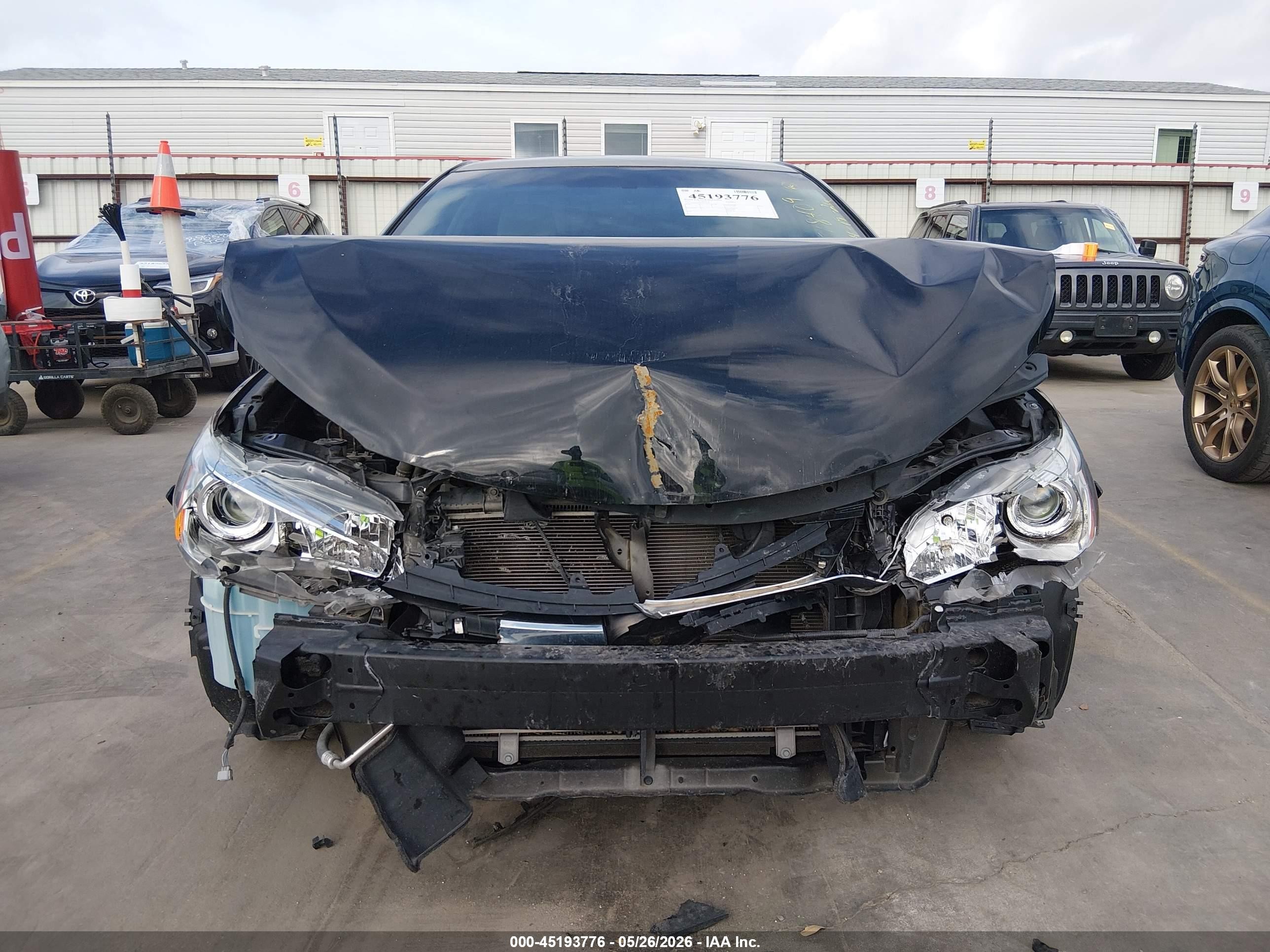 2015 Toyota Camry Le Black vin: 4T4BF1FK6FR475239