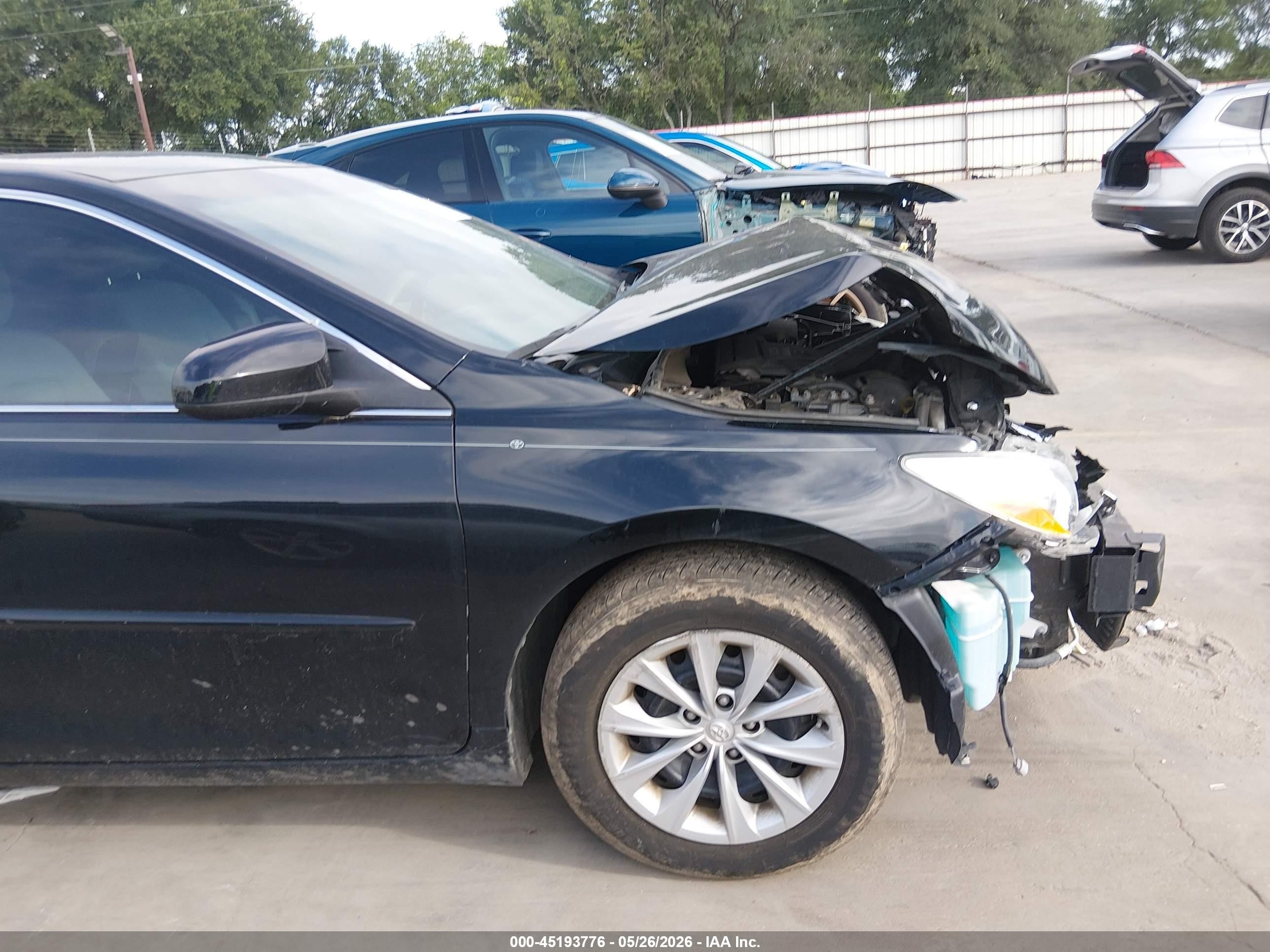 2015 Toyota Camry Le Black vin: 4T4BF1FK6FR475239