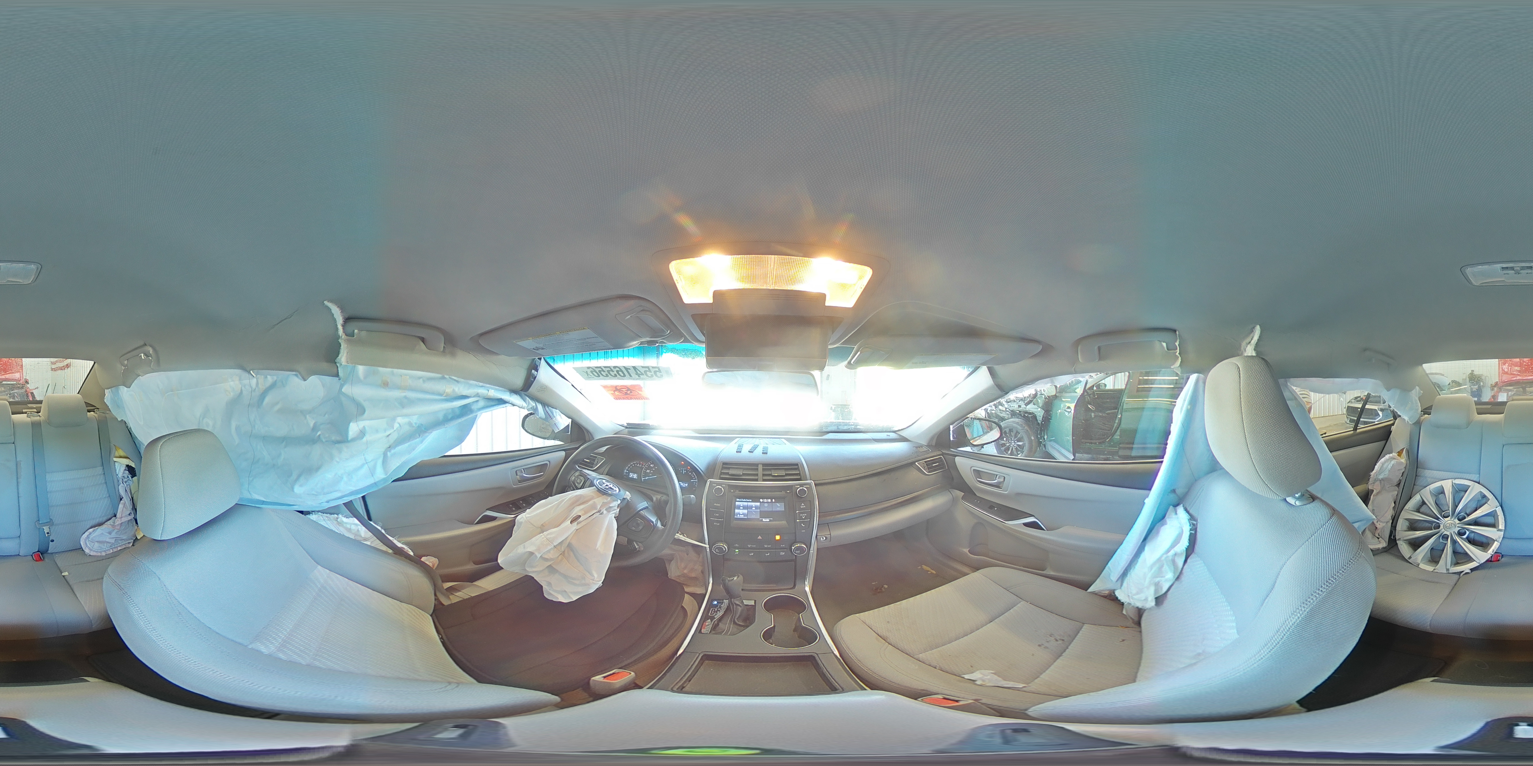 2015 Toyota Camry Le White vin: 4T4BF1FK6FR485429