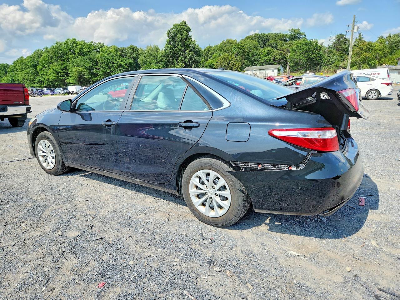 2015 Toyota Camry Le Черный vin: 4T4BF1FK6FR493210
