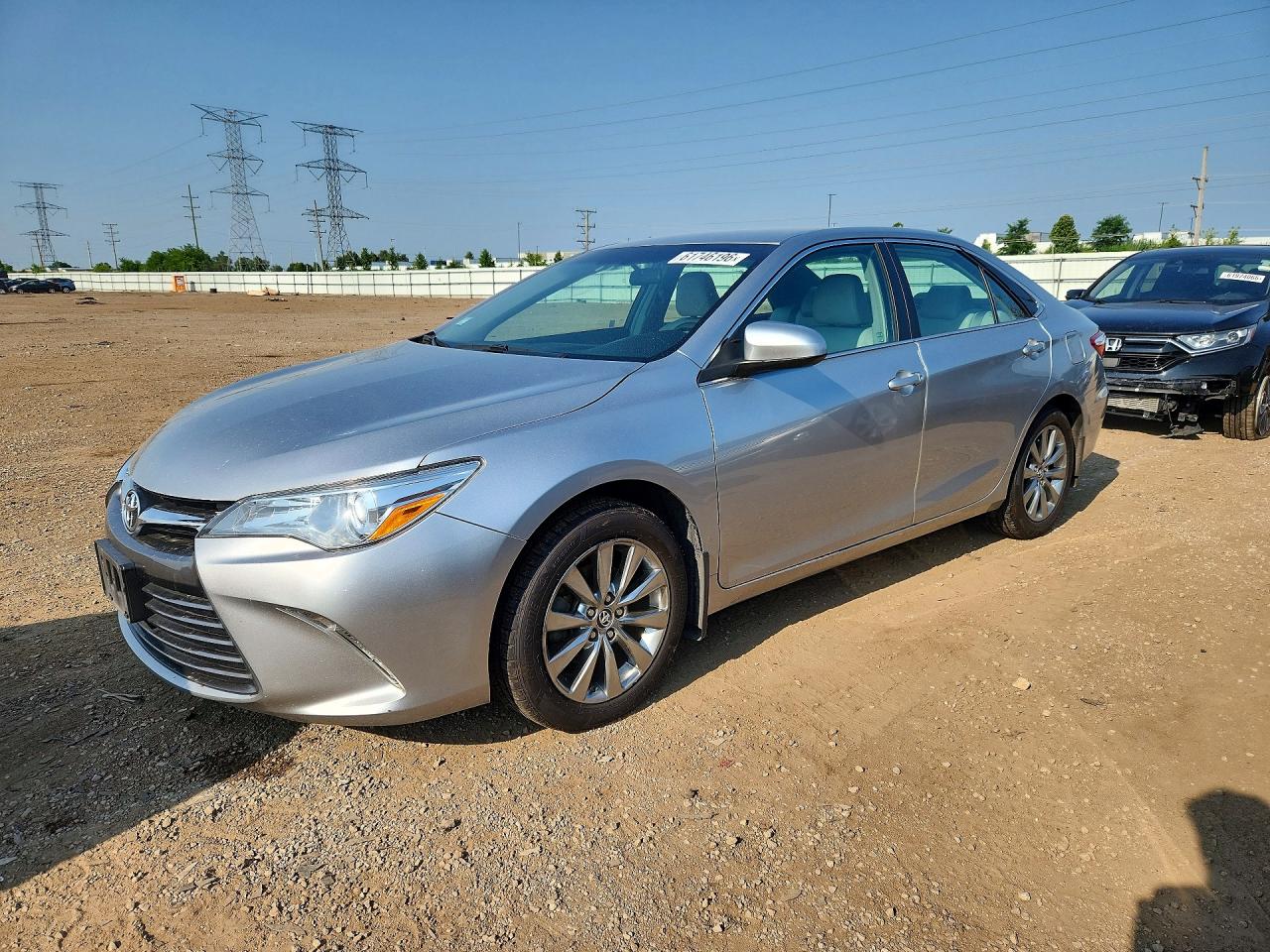 2015 Toyota Camry Xle Silver vin: 4T4BF1FK6FR493868