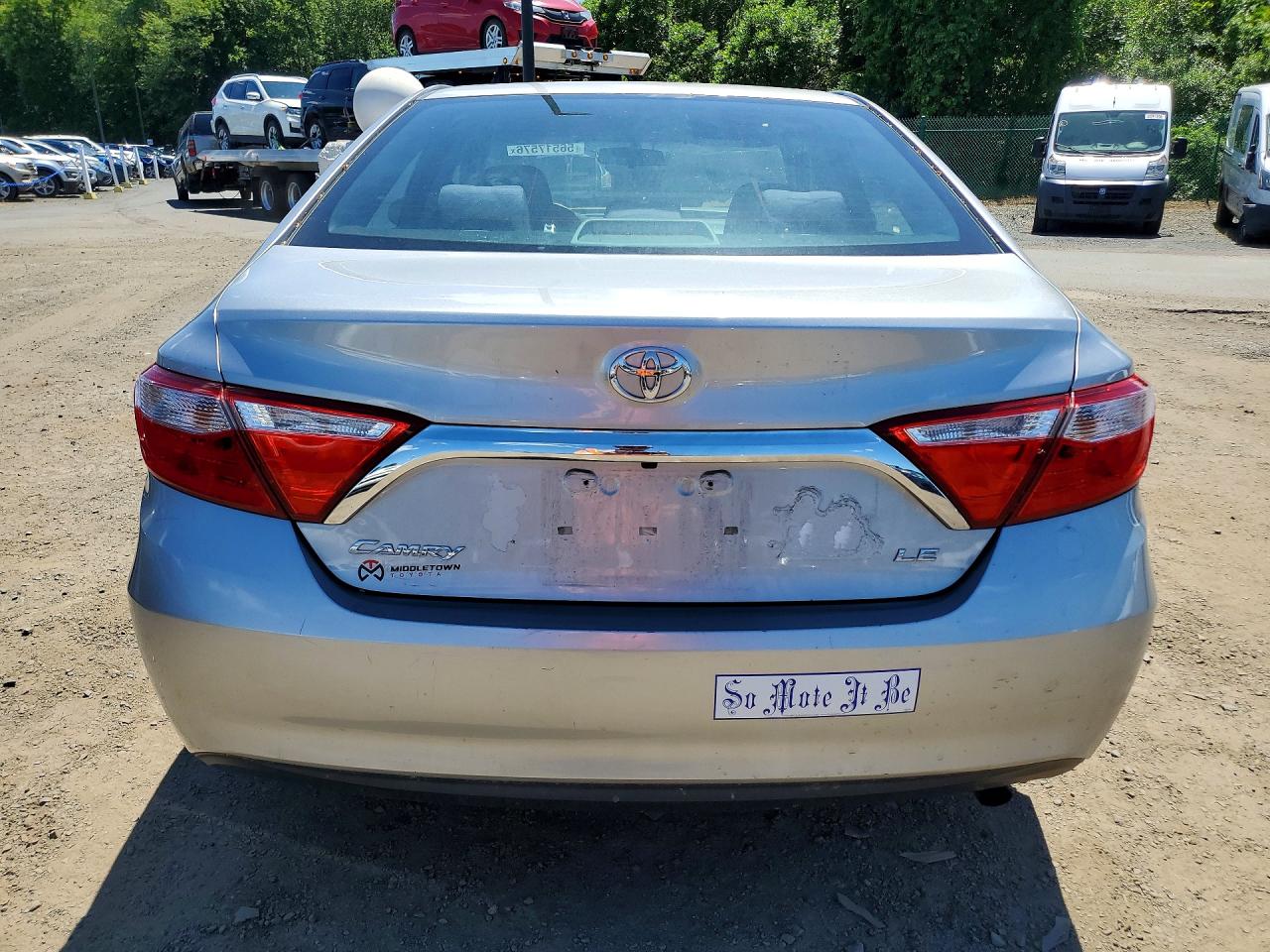 2015 Toyota Camry Le Silver vin: 4T4BF1FK6FR499007