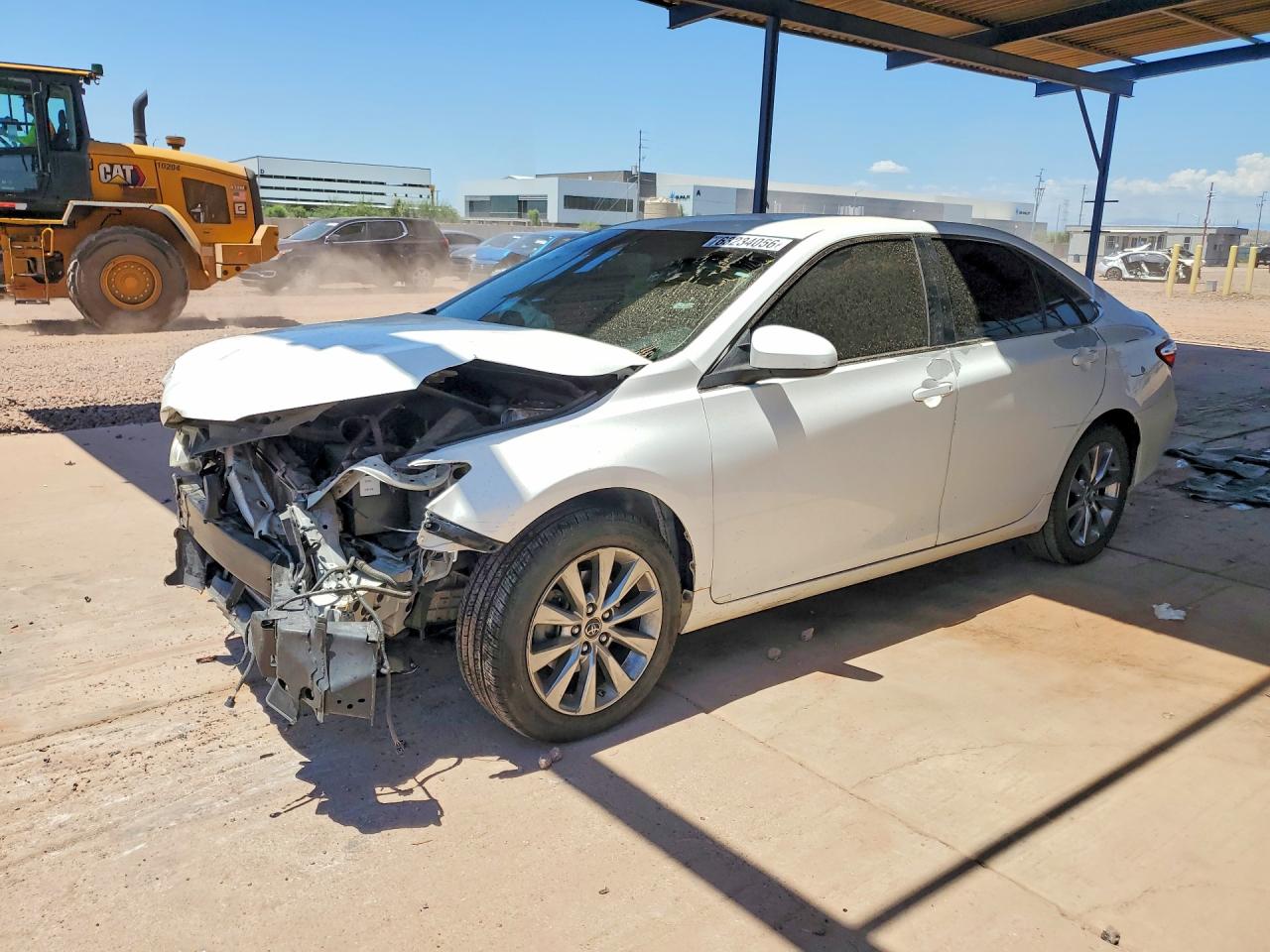2015 Toyota Camry Xle White vin: 4T4BF1FK6FR515111