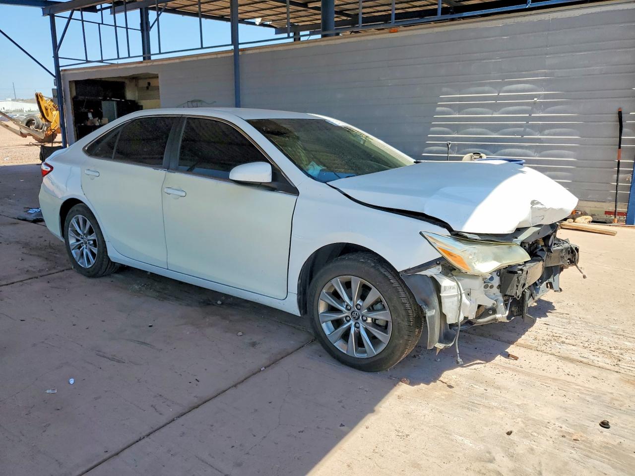 2015 Toyota Camry Xle White vin: 4T4BF1FK6FR515111