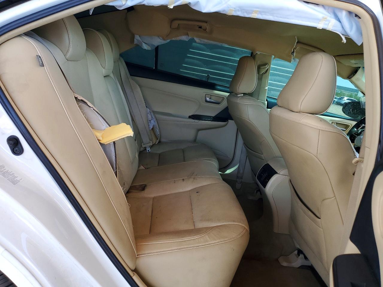 2015 Toyota Camry Xle White vin: 4T4BF1FK6FR515111